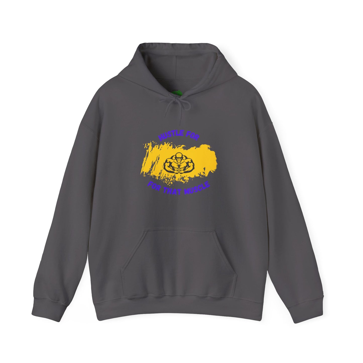 Hustle for That Muscle Hoodie - Unisex Heavy Blend™ Sweatshirt Gym Clothing Hoodie