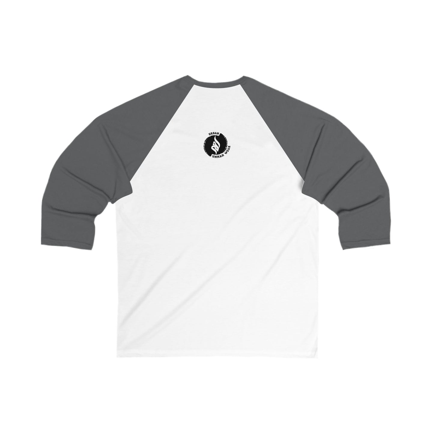 Unisex 3/4 Sleeve Baseball Tee - "No War" Protest Shirt Muslim Clothing