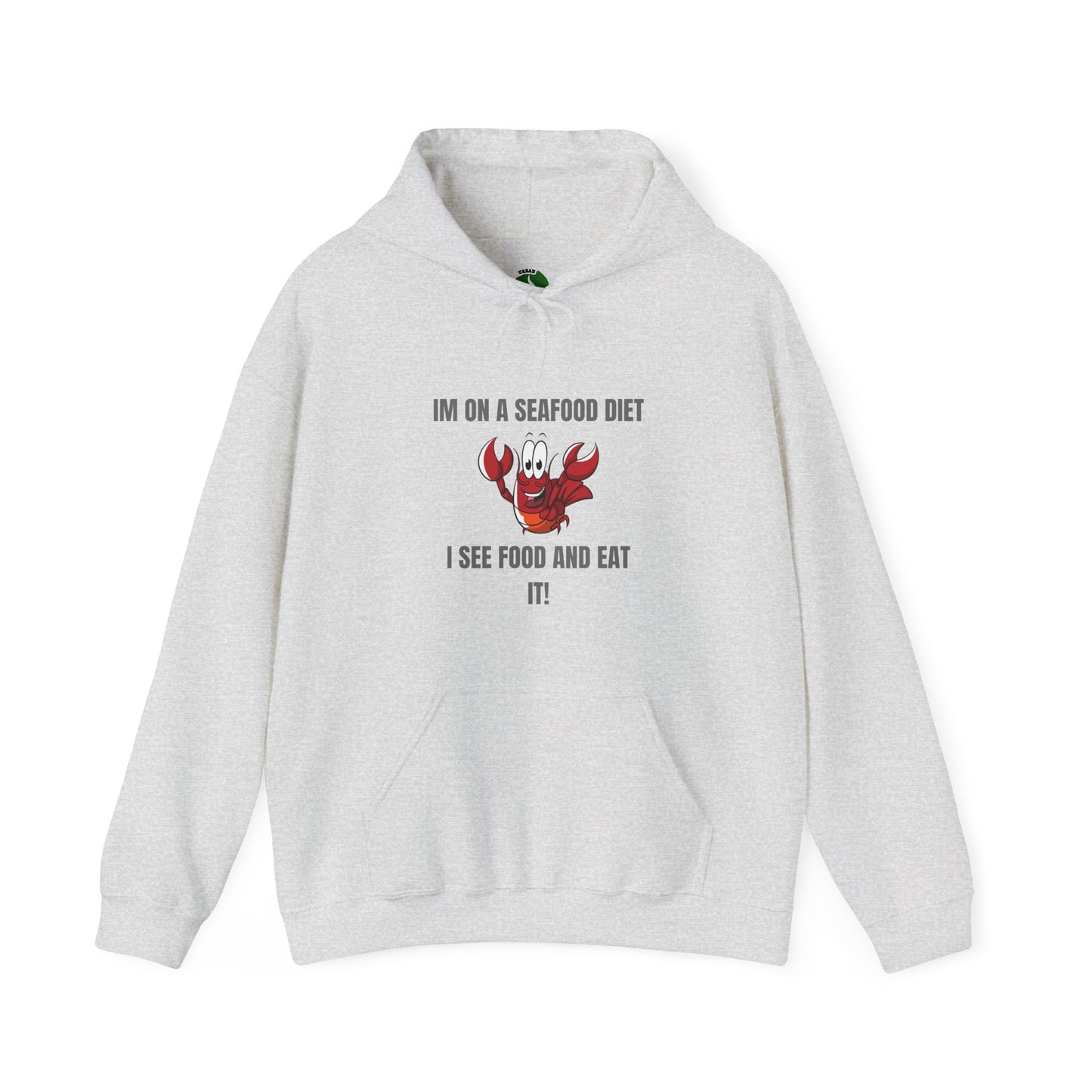Funny Seafood Diet Hoodie for Food Lovers Humour Joke Clothing