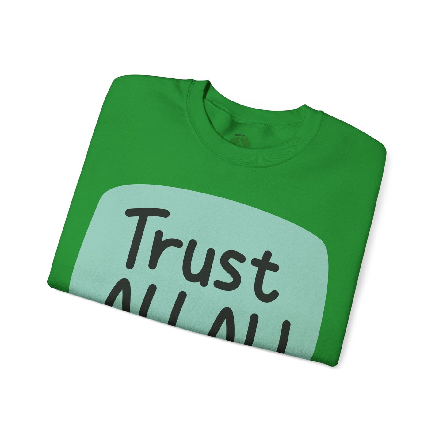 Trust Allah Crewneck Sweatshirt - Unisex Heavy Blend™ Islamic Fashion Sweat Shirt