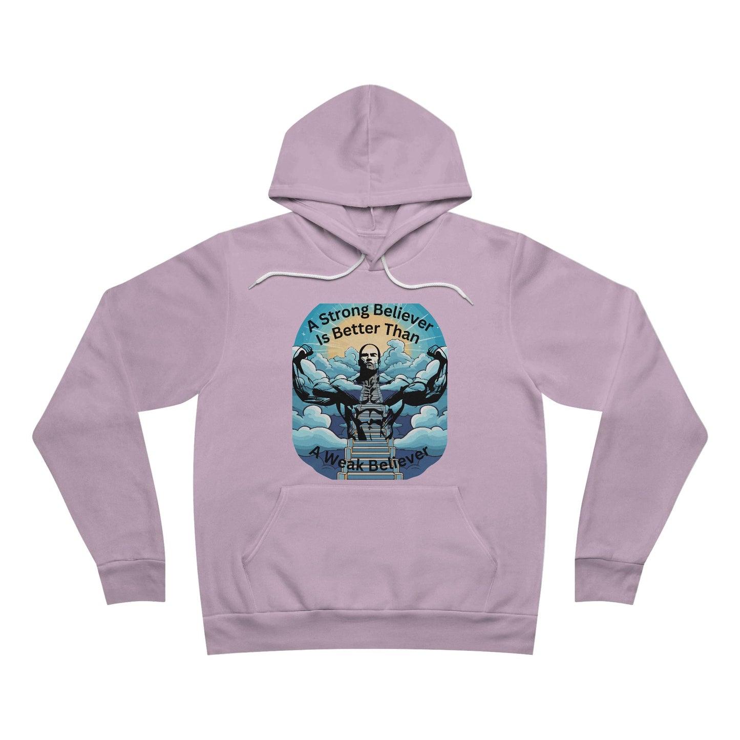 Inspirational Believer Hoodie - Unisex Sponge Fleece Pullover with Empowering Design Muslim Clothing