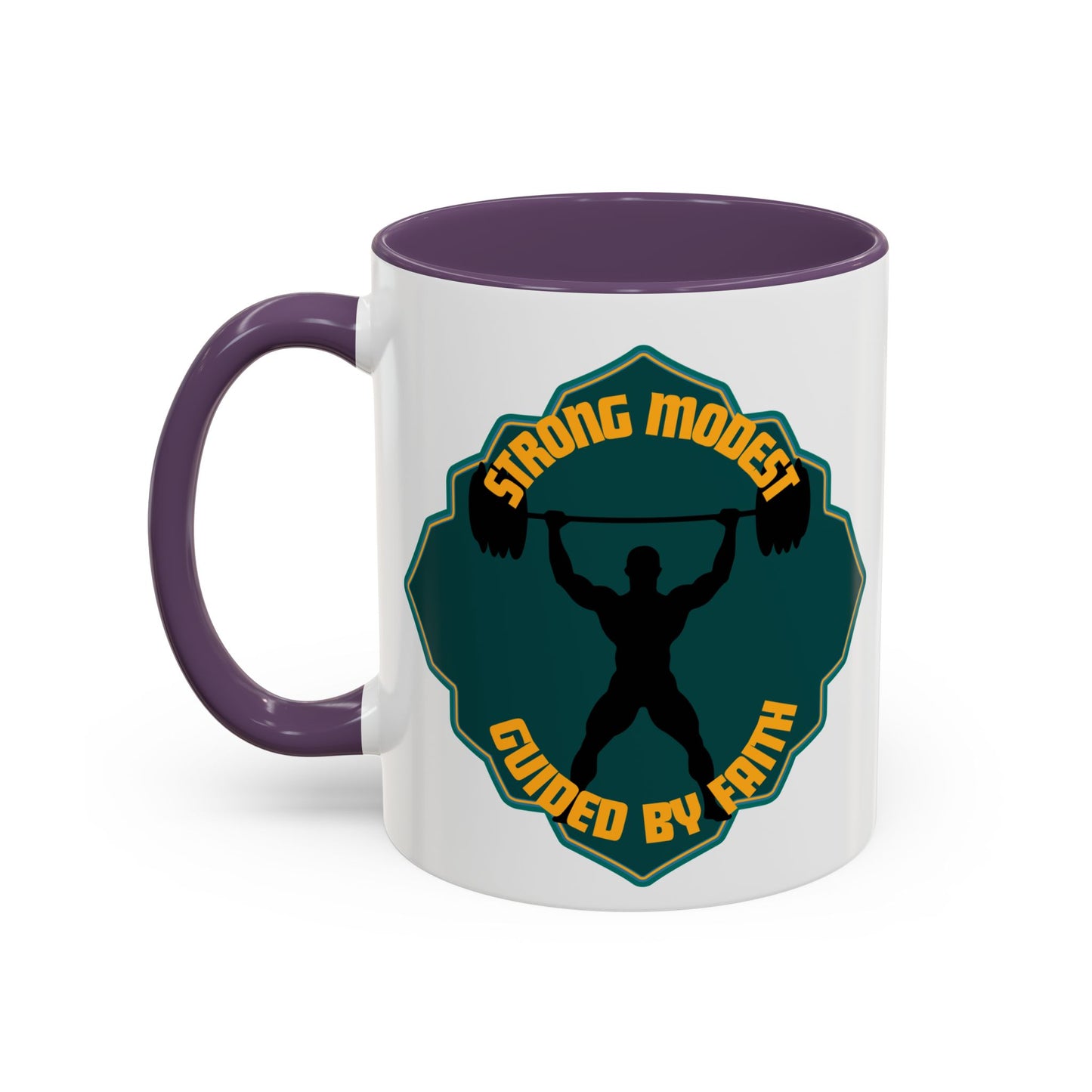 Strong & Modest Coffee Mug - 11oz & 15oz | Motivational Gift for Fitness Enthusiasts Islamic Accessories