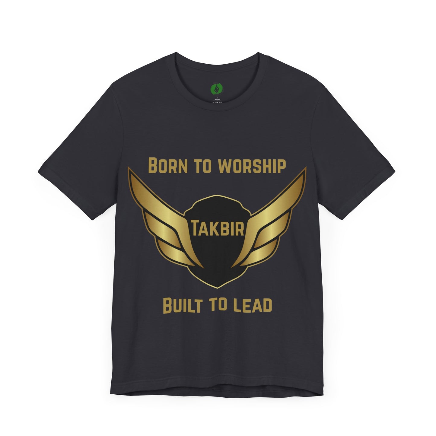 Inspirational Unisex Short Sleeve Tee - 'Born to Worship' Muslim Streetwear Fashion T Shirt