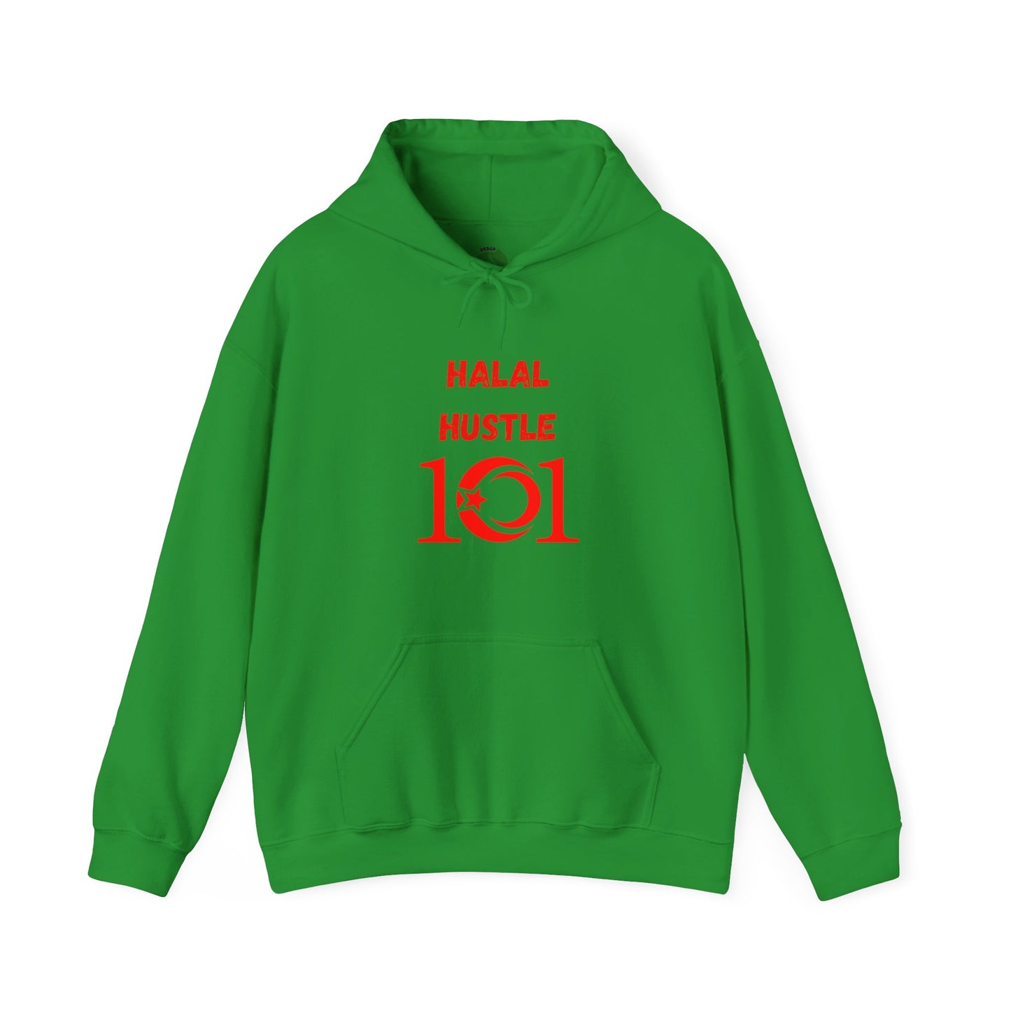 Halal Hustle 101 Unisex Hoodie - Motivational Streetwear for Everyday Inspiration Muslim Gym Clothing Hoodie