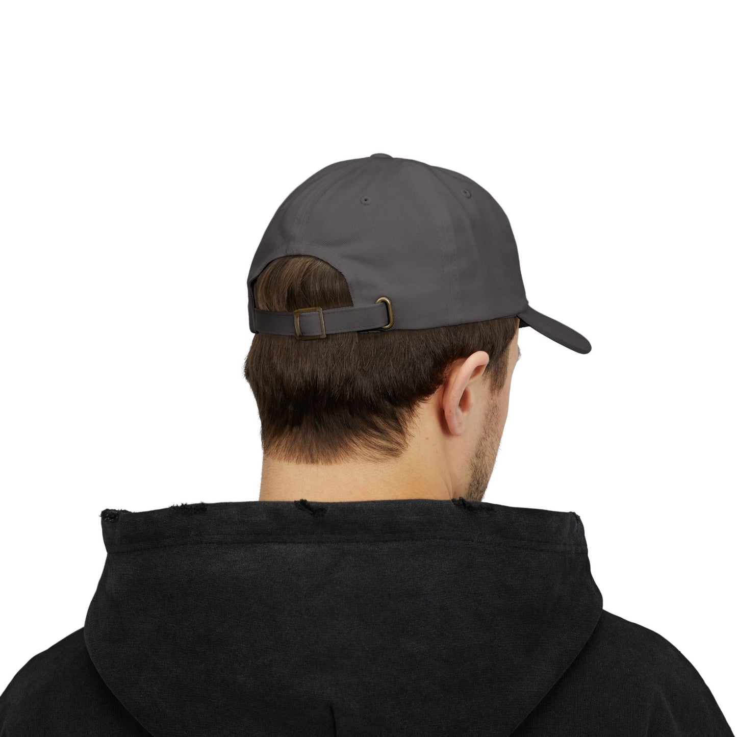 Halal Hustle Classic Dad Cap - Stylish White Cap for Everyday Wear Muslim Streetwear Hat