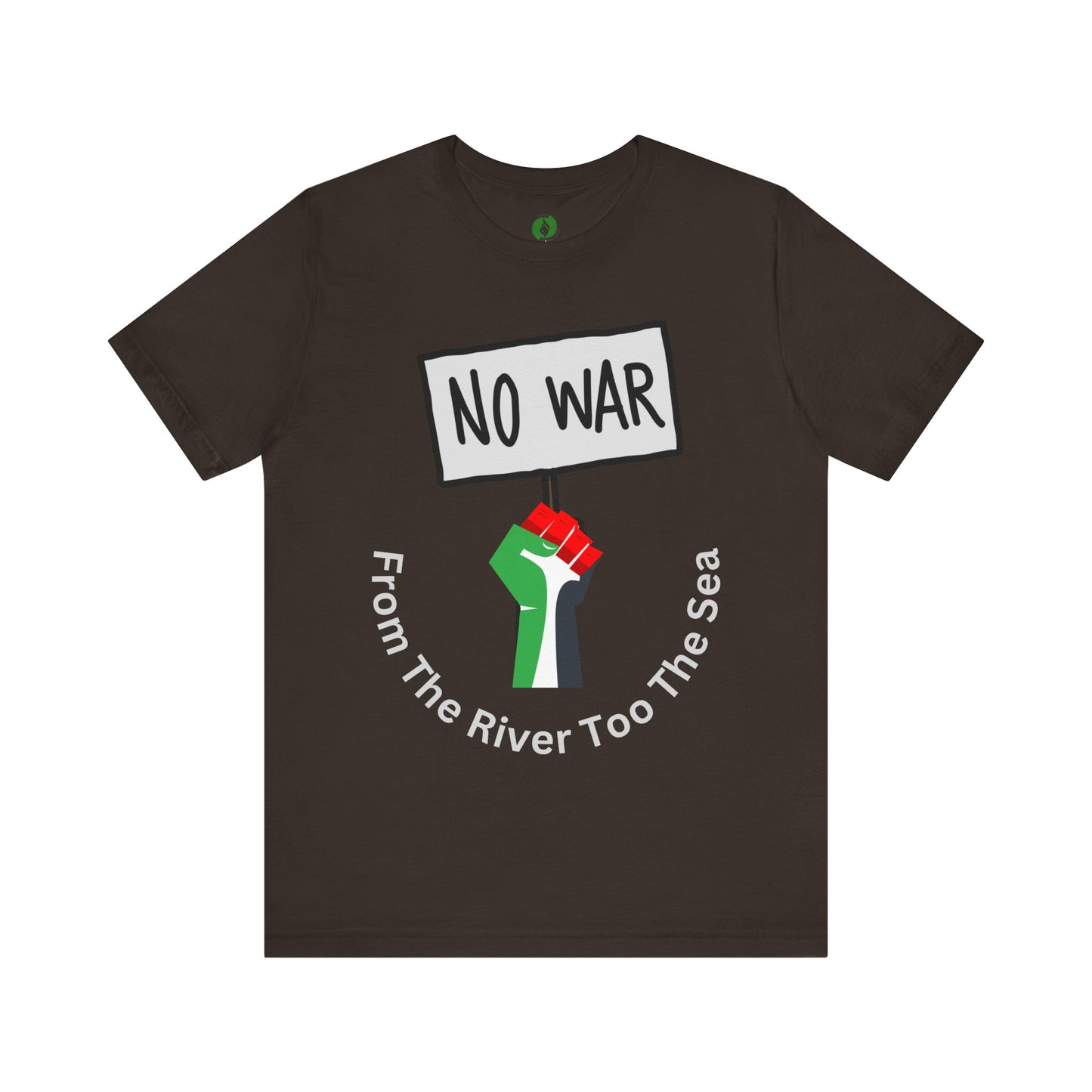 No War Unisex Jersey Tee - Activist Statement Shirt Muslim Clothing