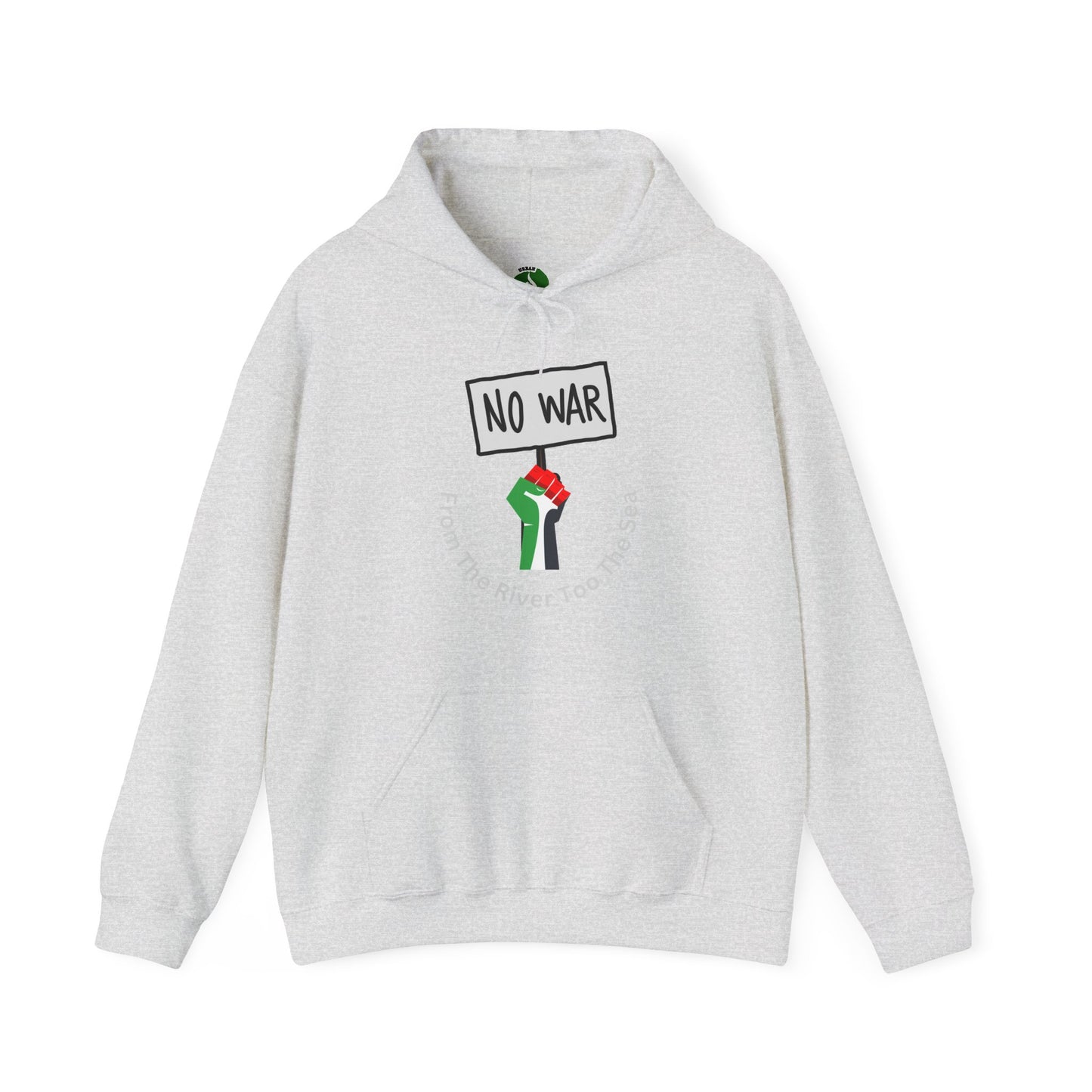 Unisex Heavy Blend™ Hoodie - NO WAR Protest Sweatshirt Muslim Clothing