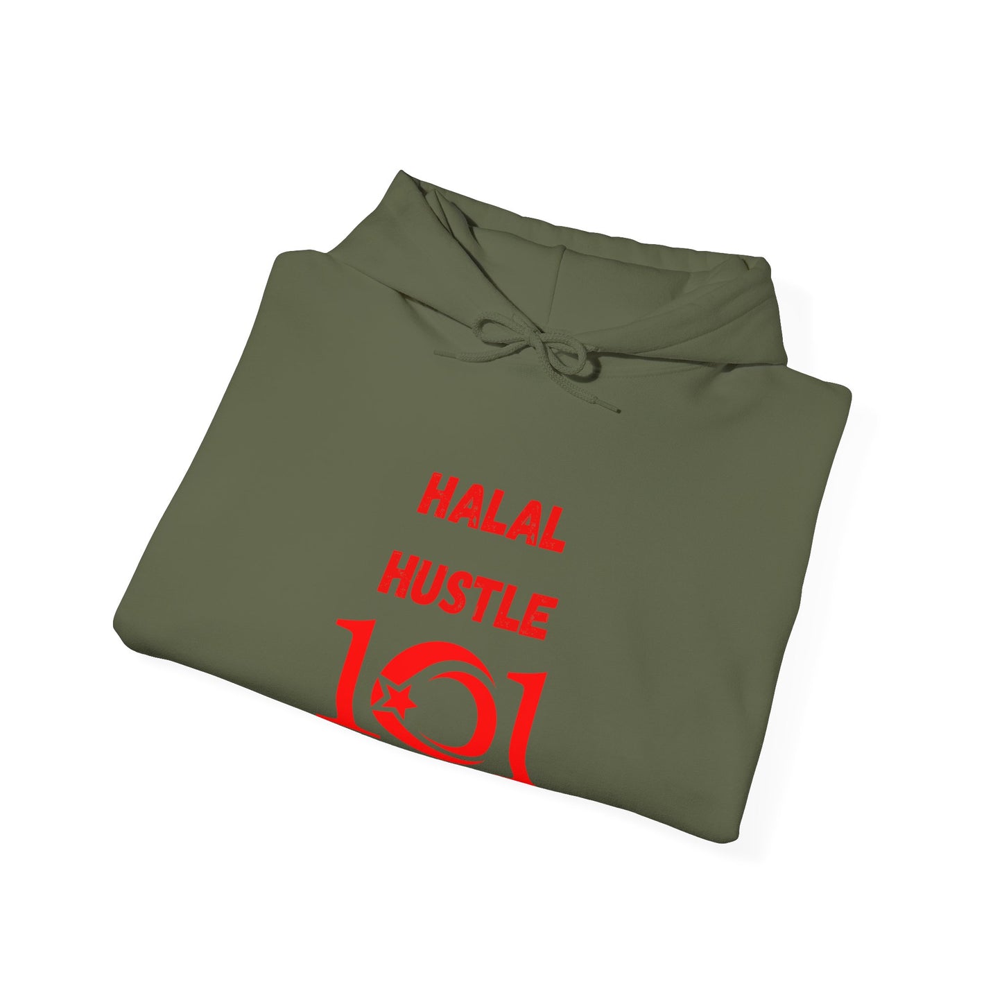 Halal Hustle 101 Unisex Hoodie - Motivational Streetwear for Everyday Inspiration Muslim Gym Clothing Hoodie