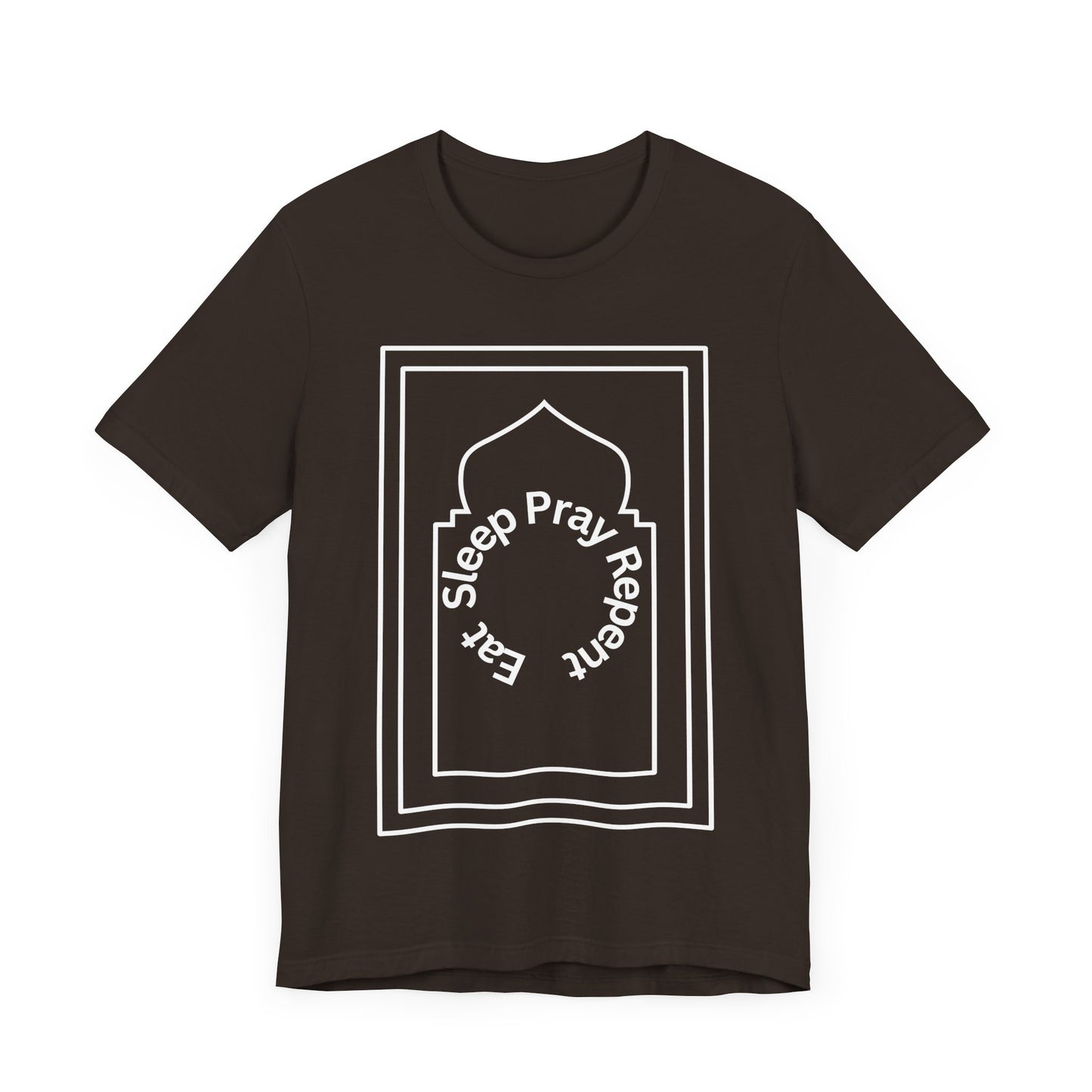 Inspirational Unisex Tee - 'Sleep Pray Repeat' Islamic Clothing