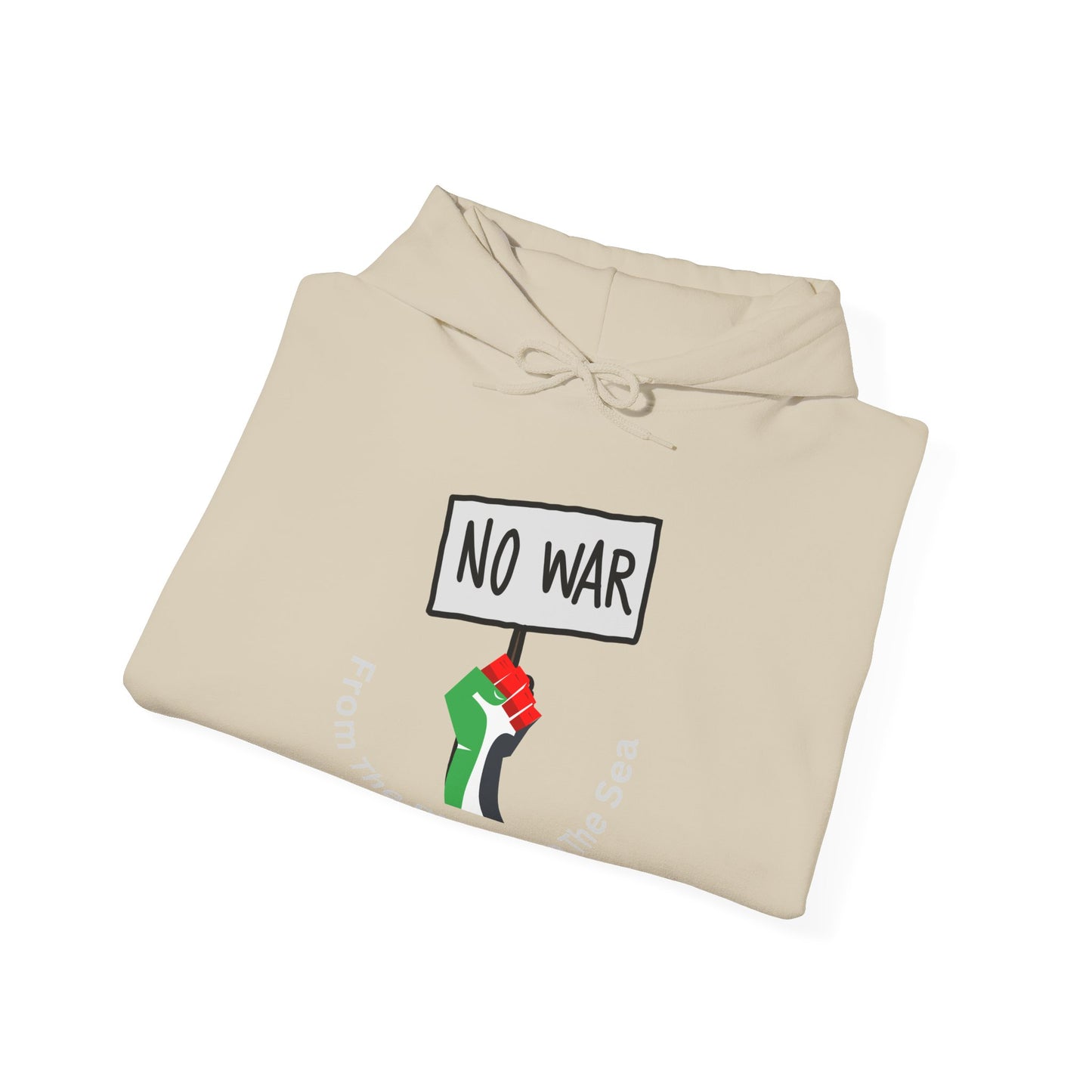 Unisex Heavy Blend™ Hoodie - NO WAR Protest Sweatshirt Muslim Clothing