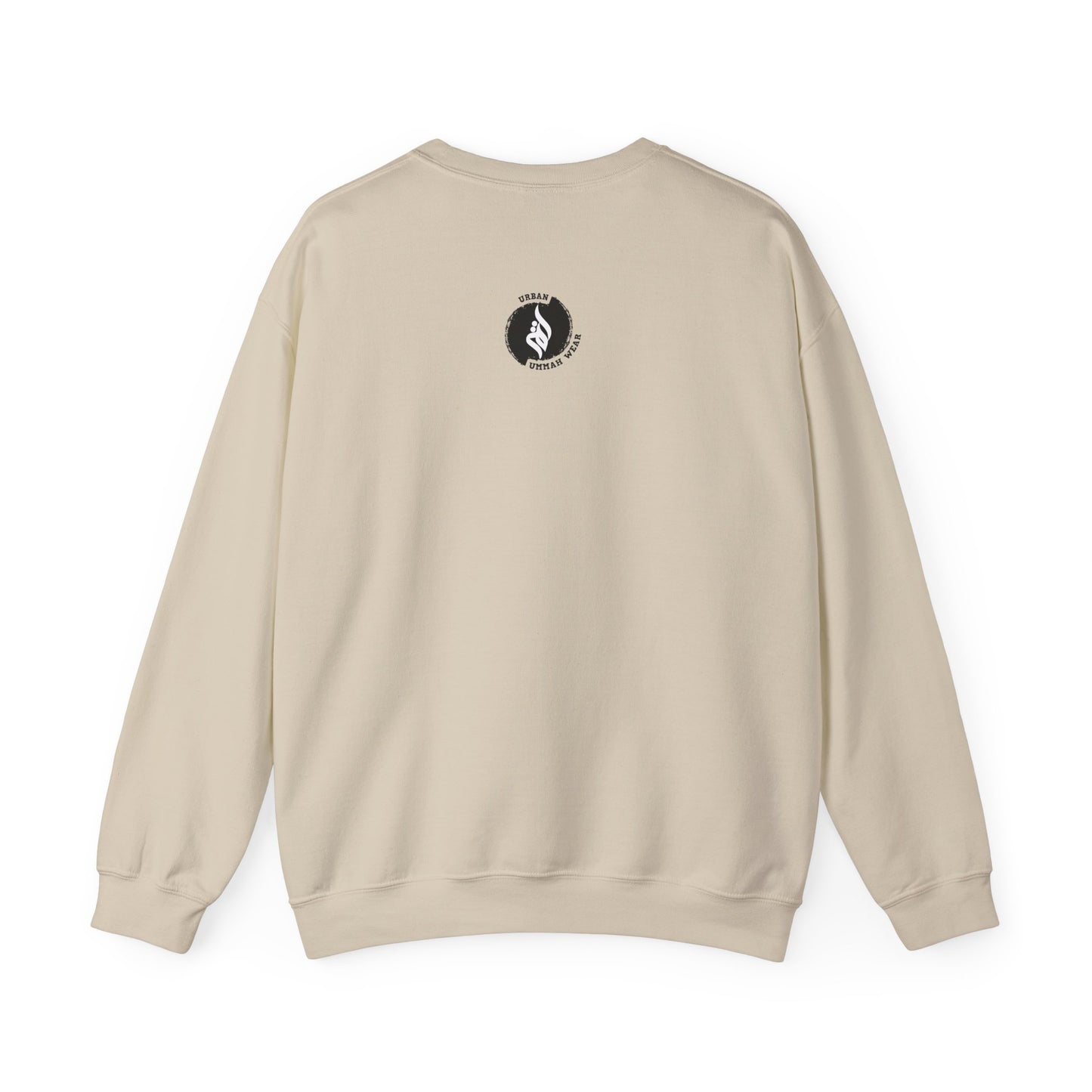 Inspirational Unisex Crewneck Sweatshirt - Sabr Shukr Sujood Islamic Streetwear Sweat Shirt