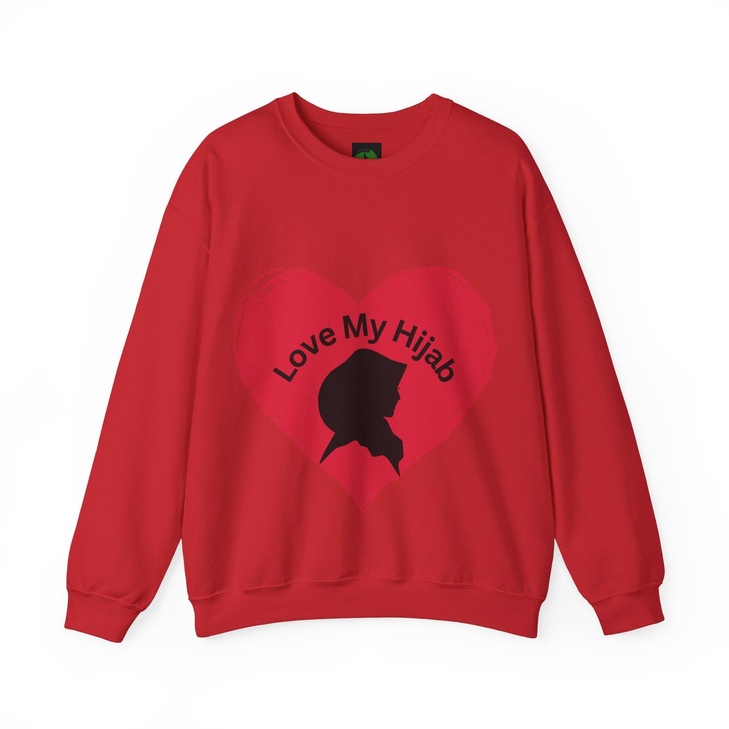 Love My Hijab Heavy Blend Sweatshirt - Unisex Crewneck for Comfort and Style Muslim Women Clothing