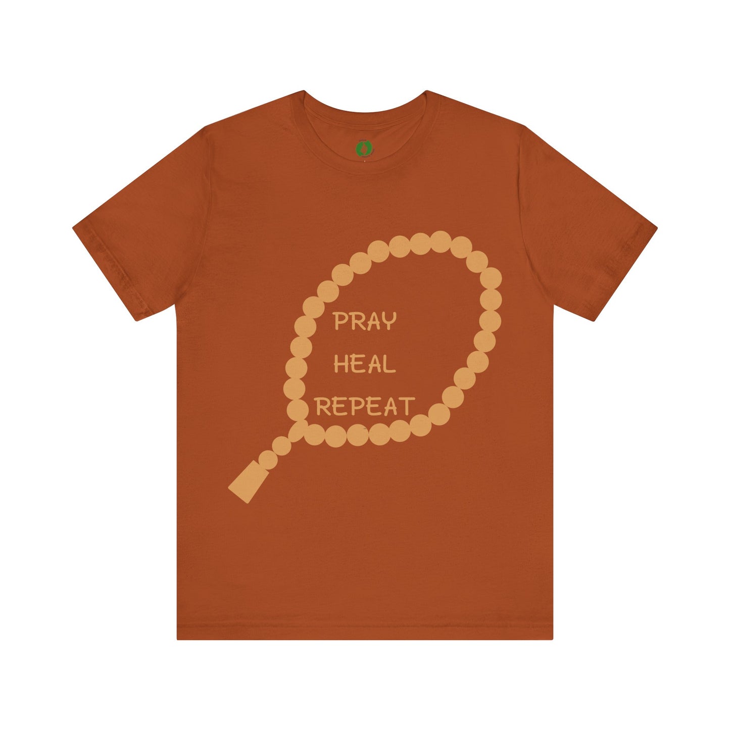 Pray Heal Repeat Unisex Jersey Tee - Inspirational Spiritual Shirt Islamic Street Fashion