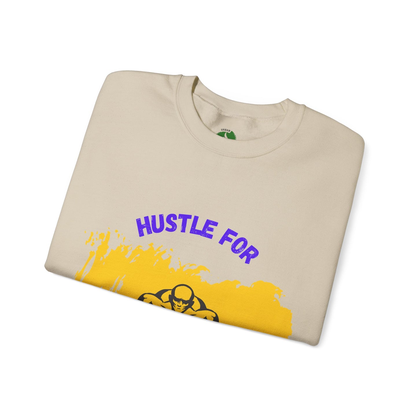 Hustle for That Muscle Crewneck Sweatshirt Gym Clothing Sweat Shirt