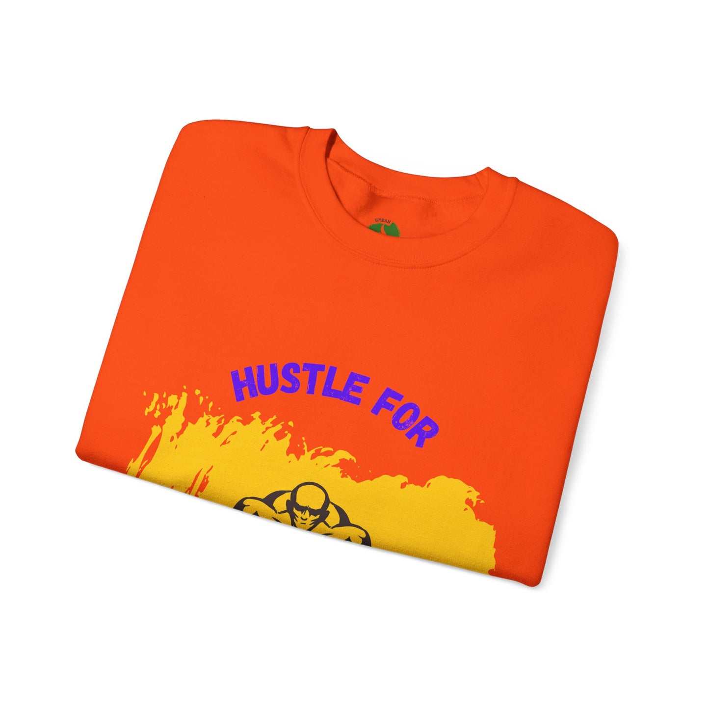 Hustle for That Muscle Crewneck Sweatshirt Gym Clothing Sweat Shirt