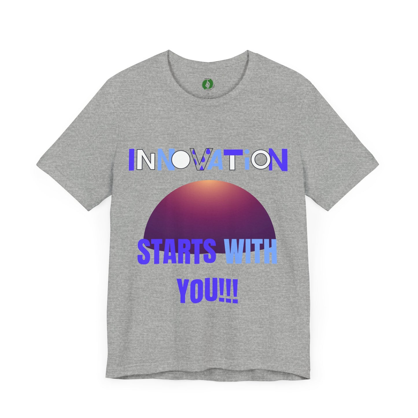 Inspirational Innovation Tee for Creative Minds Gym Clothing T Shirt