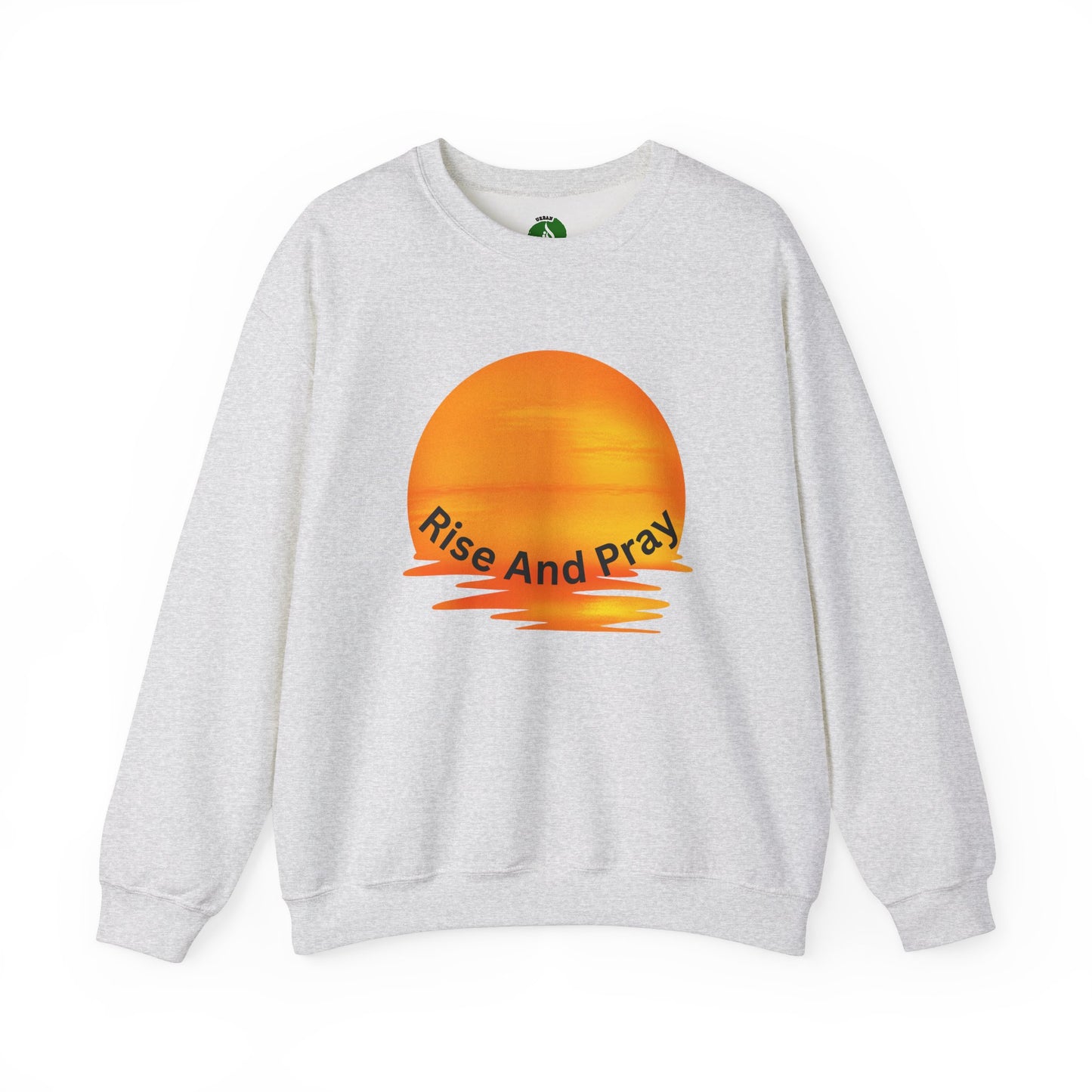 Rise And Pray Unisex Crewneck Sweatshirt - Cozy Spiritual Vibe Muslim Street Wear