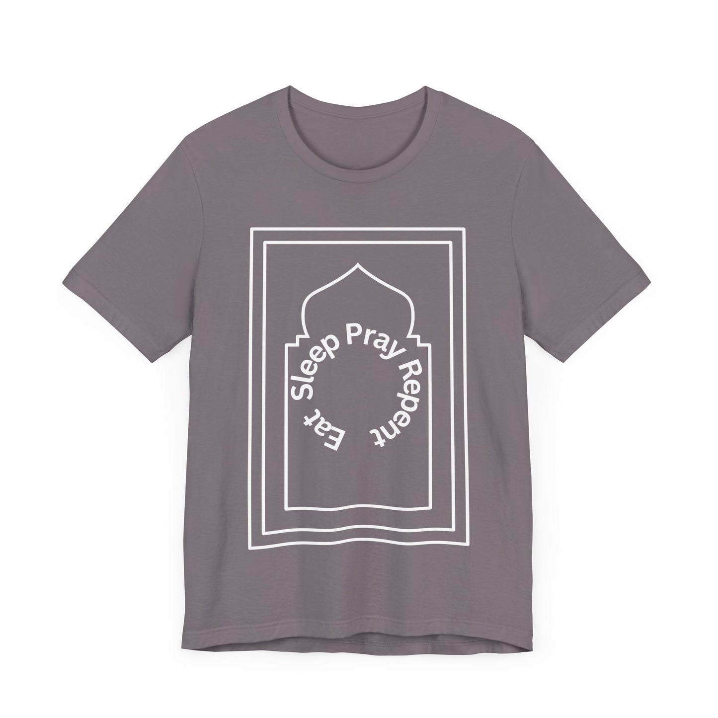 Inspirational Unisex Tee - 'Sleep Pray Repeat' Islamic Clothing