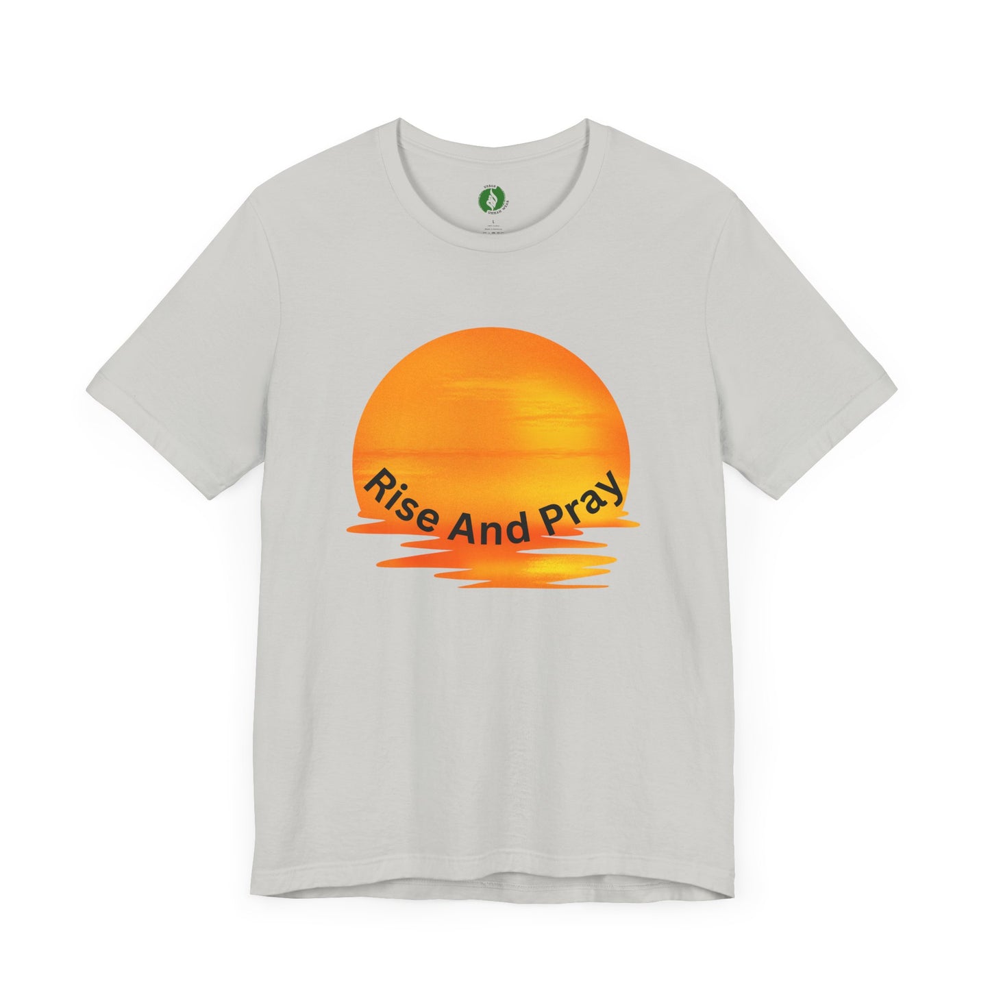 Sunrise 'Rise And Pray' Unisex Tee - Inspirational Short Sleeve Shirt Muslim Street Wear