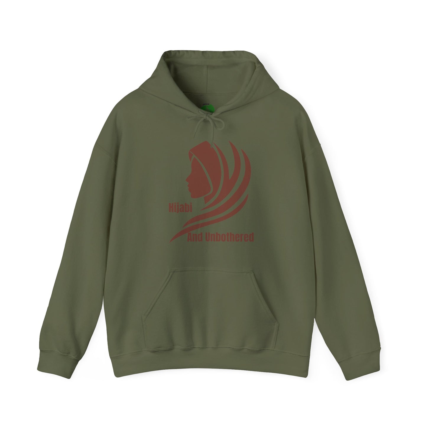 Hijabi and Unbothered Unisex Hoodie – Celebrate Identity, Empowerment & Style Women Hijab Fashion Hoodie