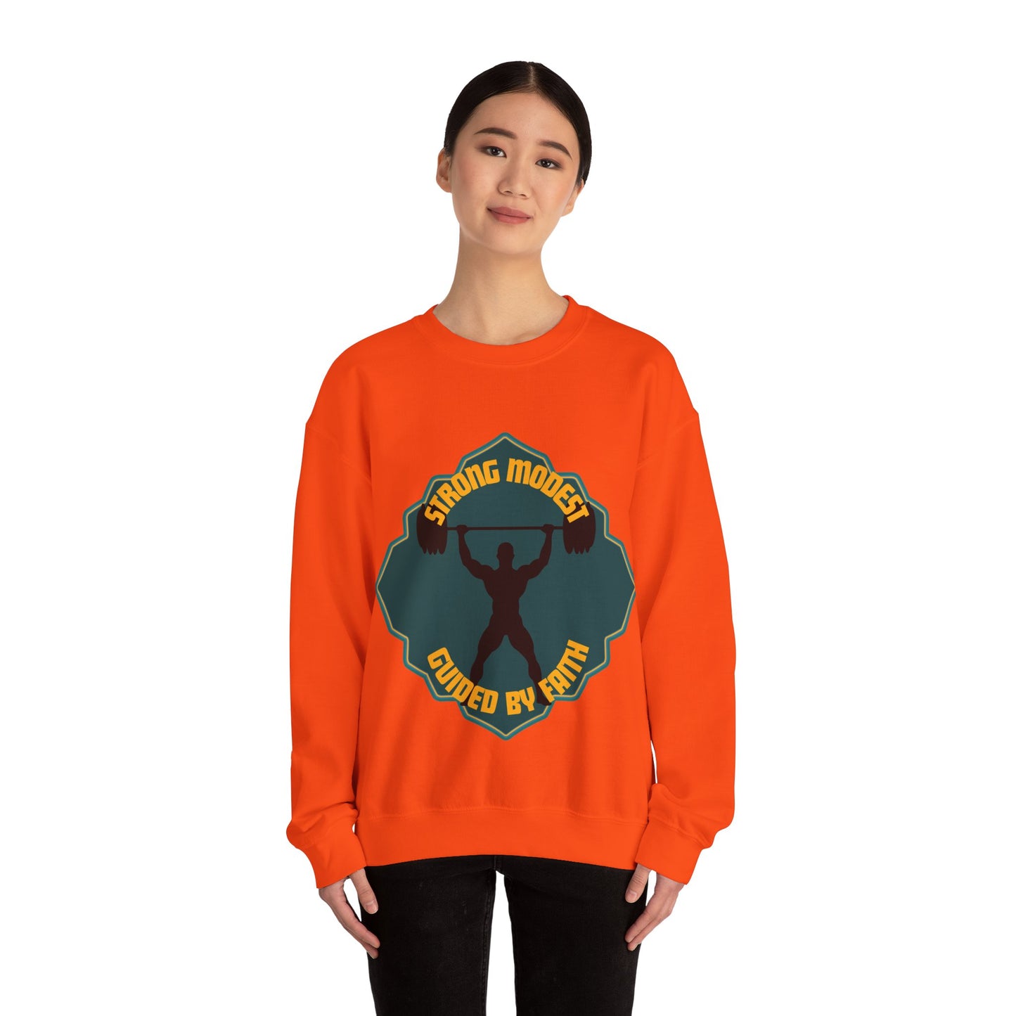 Guided by Faith Unisex Crewneck Sweatshirt - Strong & Modest Apparel Muslim Street Wear Fashion
