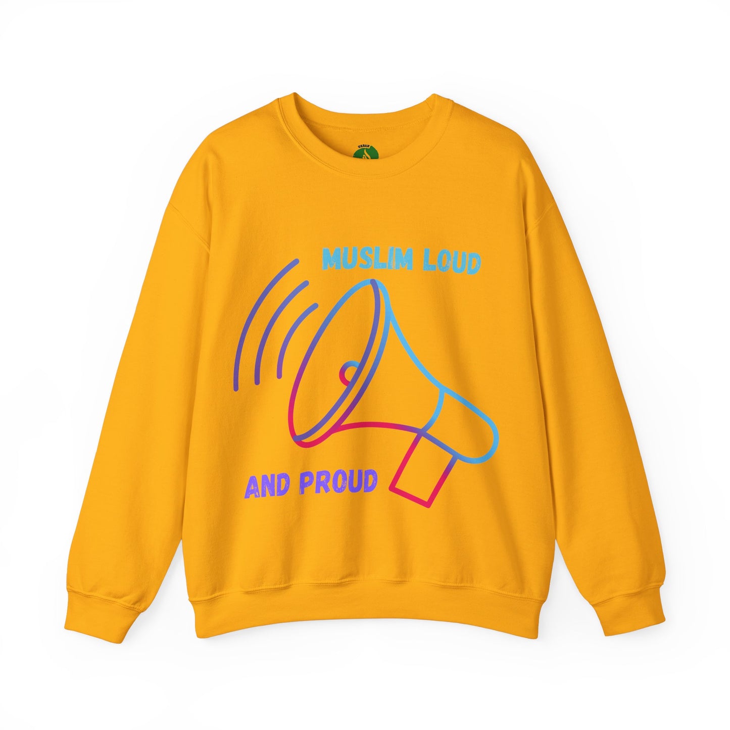 Muslim Loud and Proud Sweatshirt - Unisex Heavy Blend™ Crewneck Islamic Streetwear Fashion