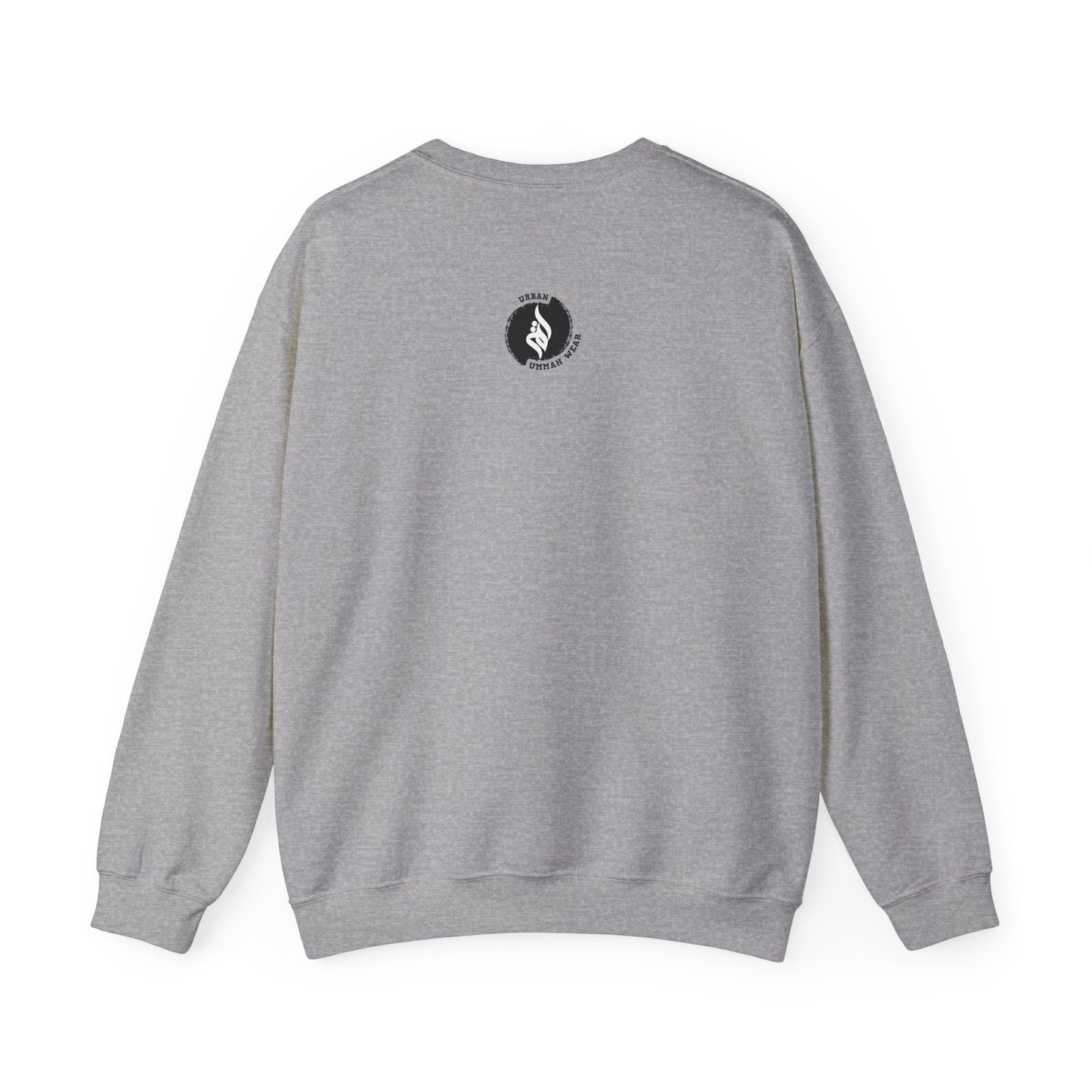 Inspirational Unisex Crewneck Sweatshirt - Sabr Shukr Sujood Islamic Streetwear Sweat Shirt
