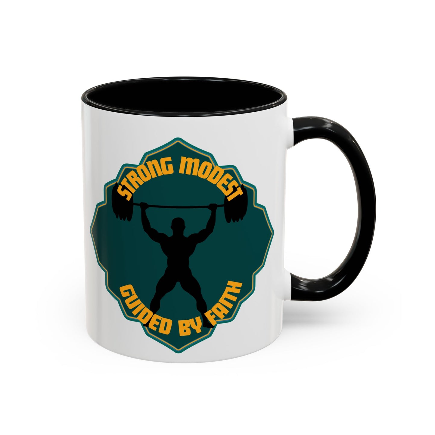 Strong & Modest Coffee Mug - 11oz & 15oz | Motivational Gift for Fitness Enthusiasts Islamic Accessories