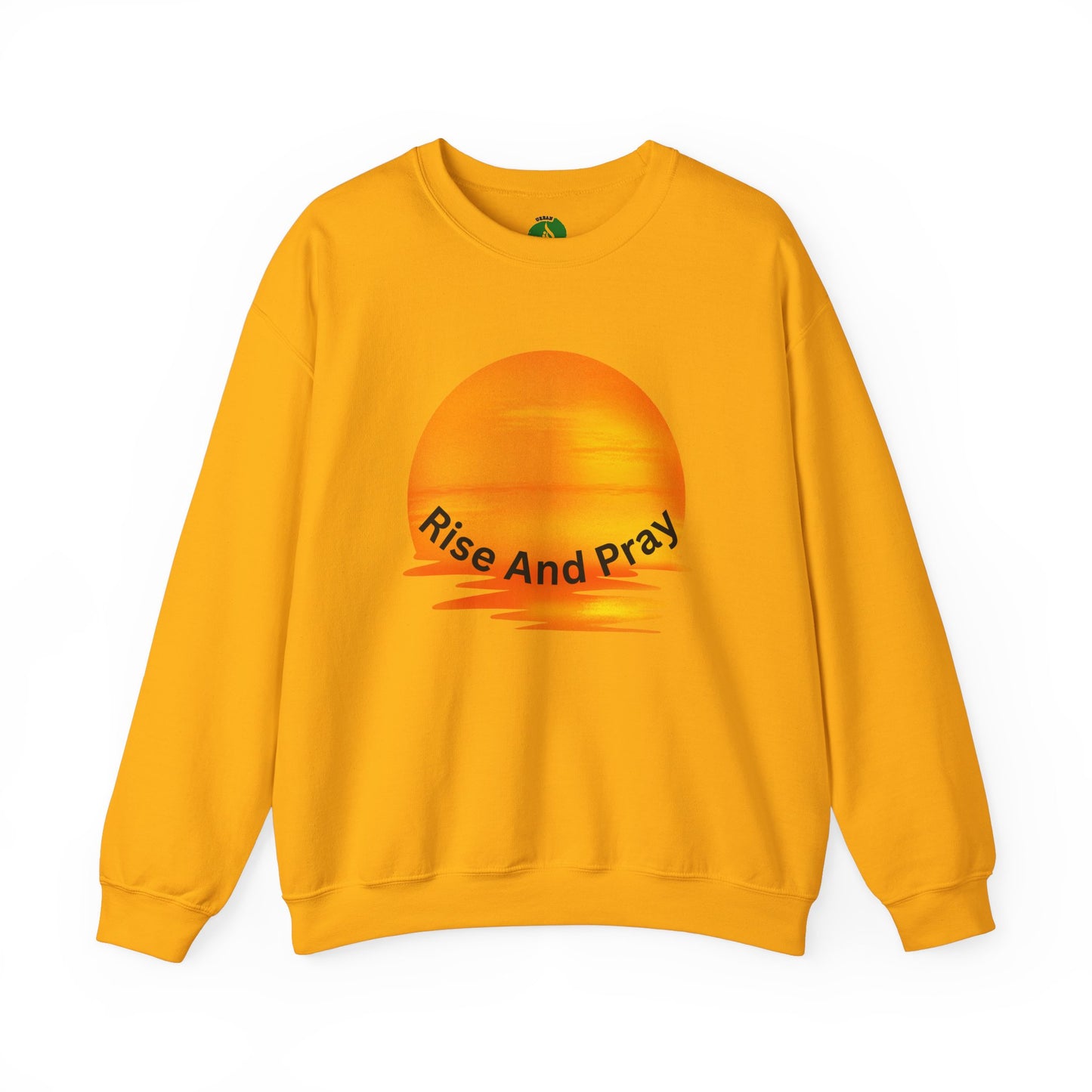 Rise And Pray Unisex Crewneck Sweatshirt - Cozy Spiritual Vibe Muslim Street Wear