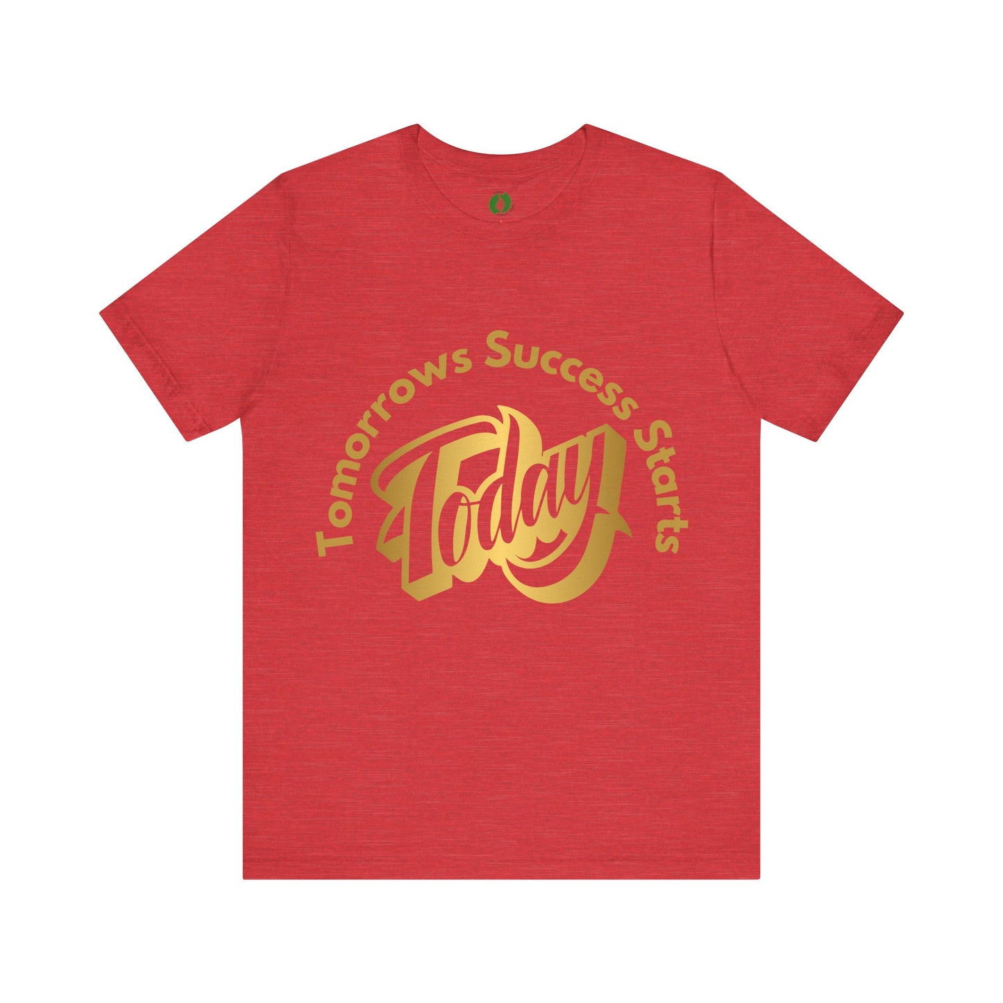 Inspirational Success Tee - "Tomorrow’s Success Starts Today" Unisex Jersey T-Shirt Gym Motivation T Shirt
