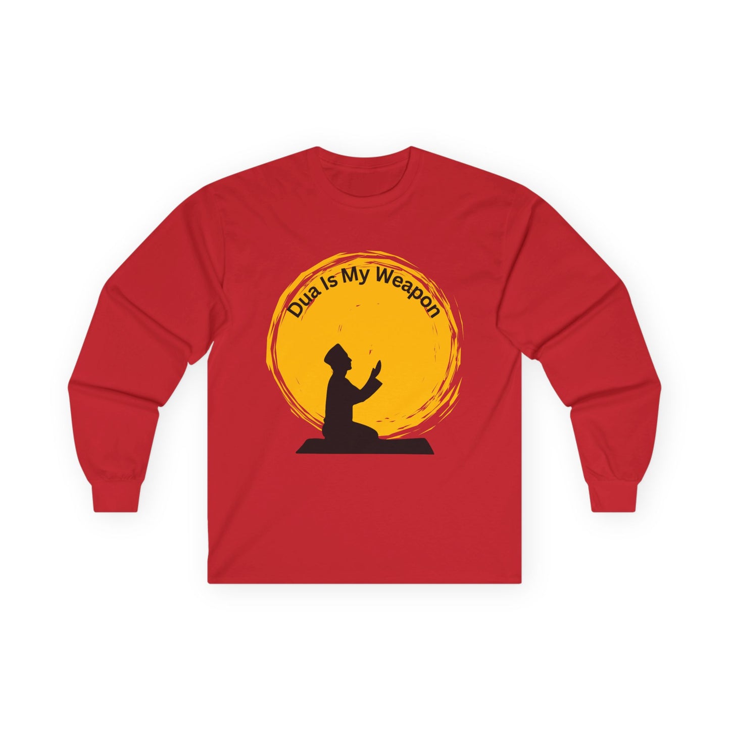 Inspiration Long Sleeve Tee - "Dua Is My Weapon" - Unisex Cotton Shirt Muslim Clothing