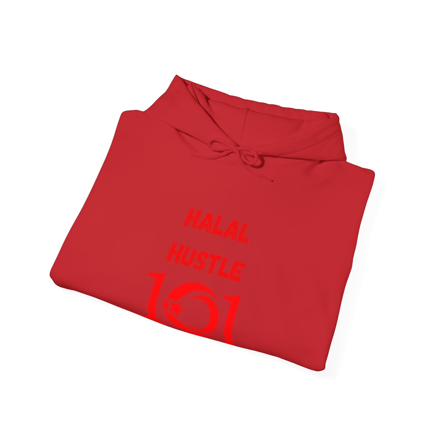 Halal Hustle 101 Unisex Hoodie - Motivational Streetwear for Everyday Inspiration Muslim Gym Clothing Hoodie