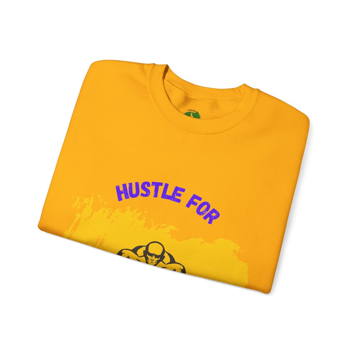 Hustle for That Muscle Crewneck Sweatshirt Gym Clothing Sweat Shirt