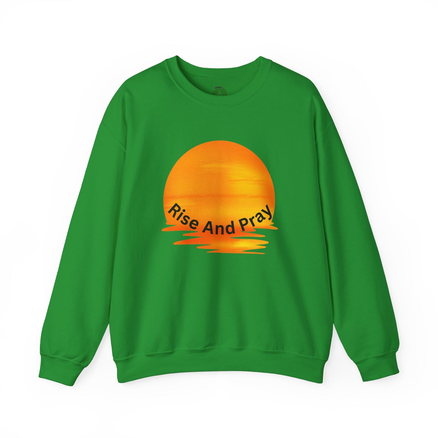 Rise And Pray Unisex Crewneck Sweatshirt - Cozy Spiritual Vibe Muslim Street Wear