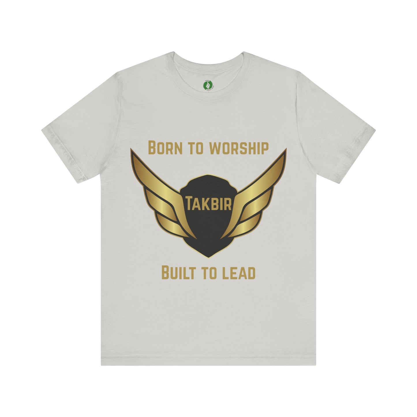 Inspirational Unisex Short Sleeve Tee - 'Born to Worship' Muslim Streetwear Fashion T Shirt