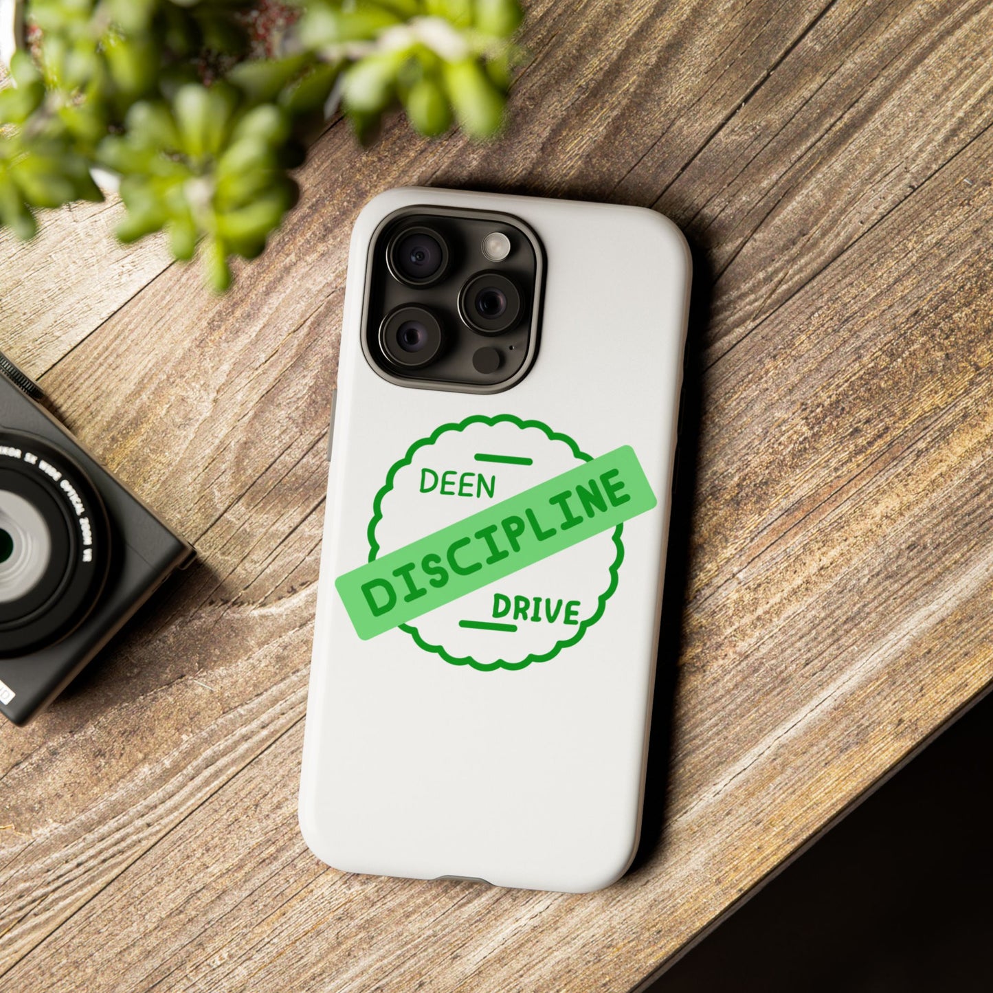 Motivational Phone Case - 'Discipline' Design Muslim Youth Accessories