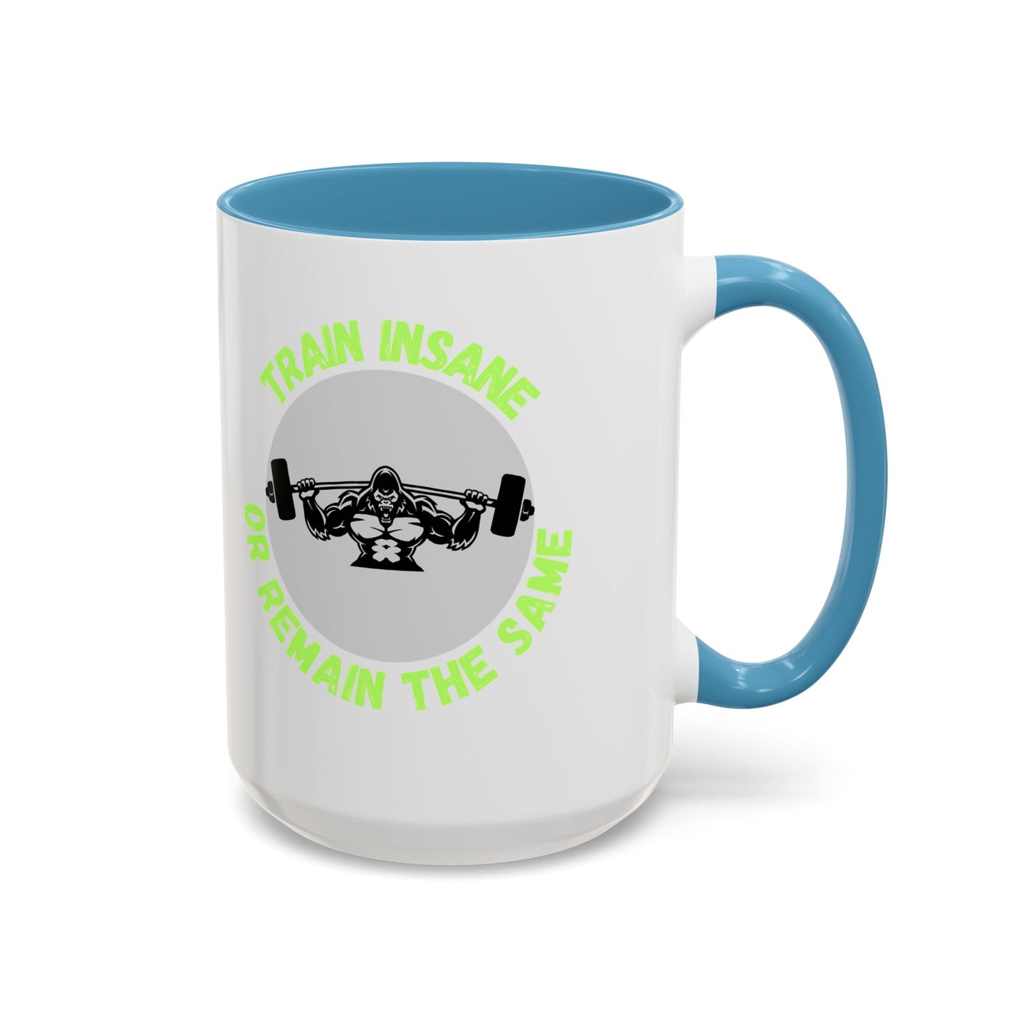Motivational Fitness Coffee Mug - "Train Insane or Remain the Same" - Perfect Gift for Gym Enthusiasts Humour Joke Gym Mug