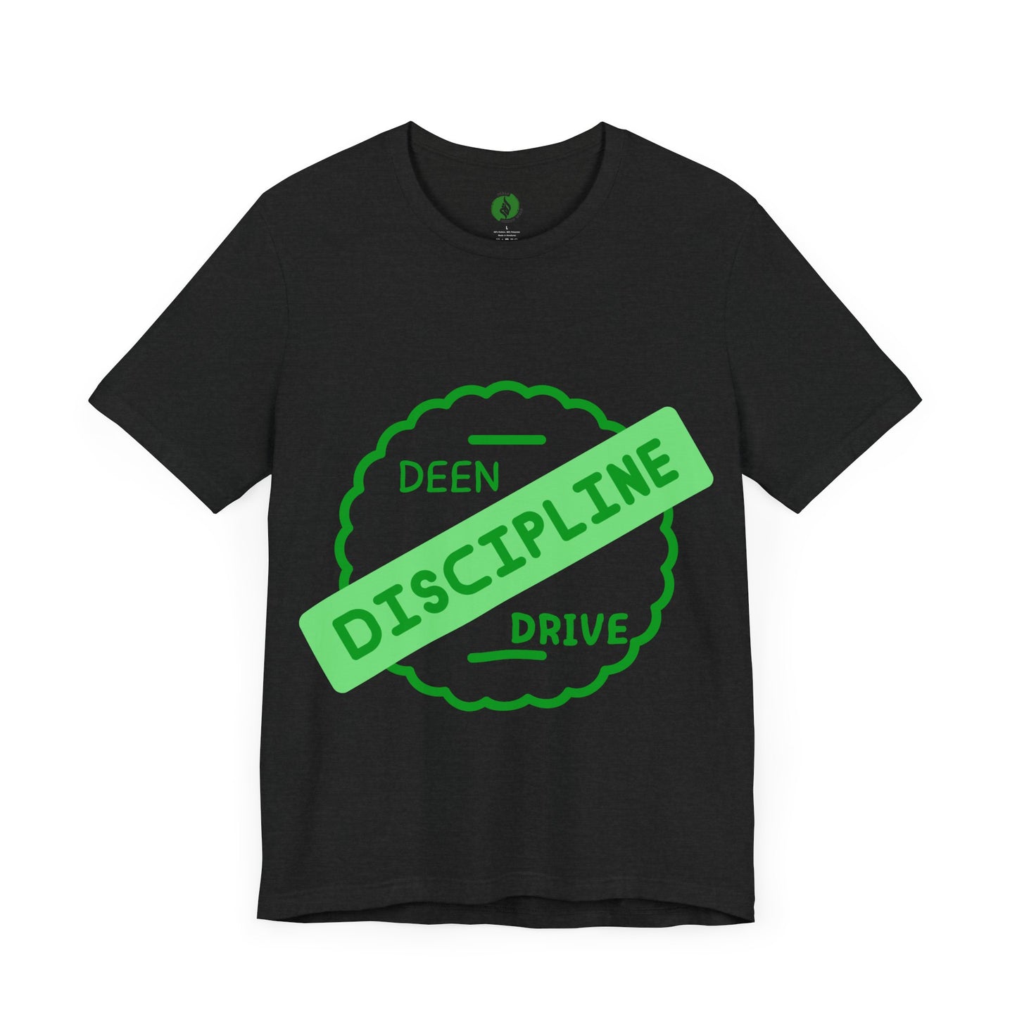 Motivational Discipline Tee - Unisex Jersey Short Sleeve Shirt Muslim Youth Fashion T Shirt