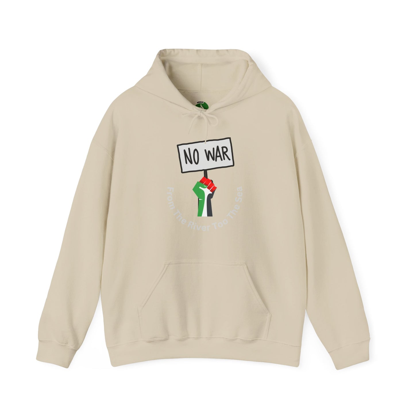 Unisex Heavy Blend™ Hoodie - NO WAR Protest Sweatshirt Muslim Clothing