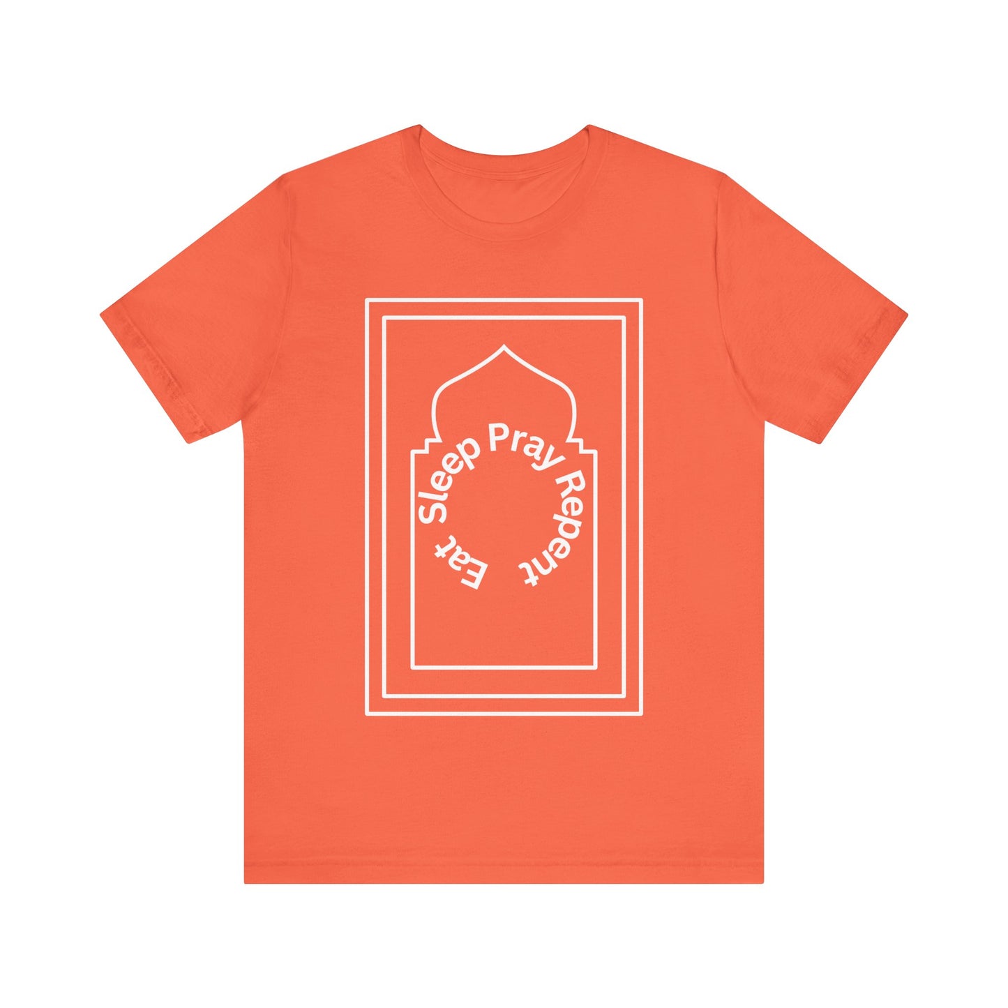 Inspirational Unisex Tee - 'Sleep Pray Repeat' Islamic Clothing