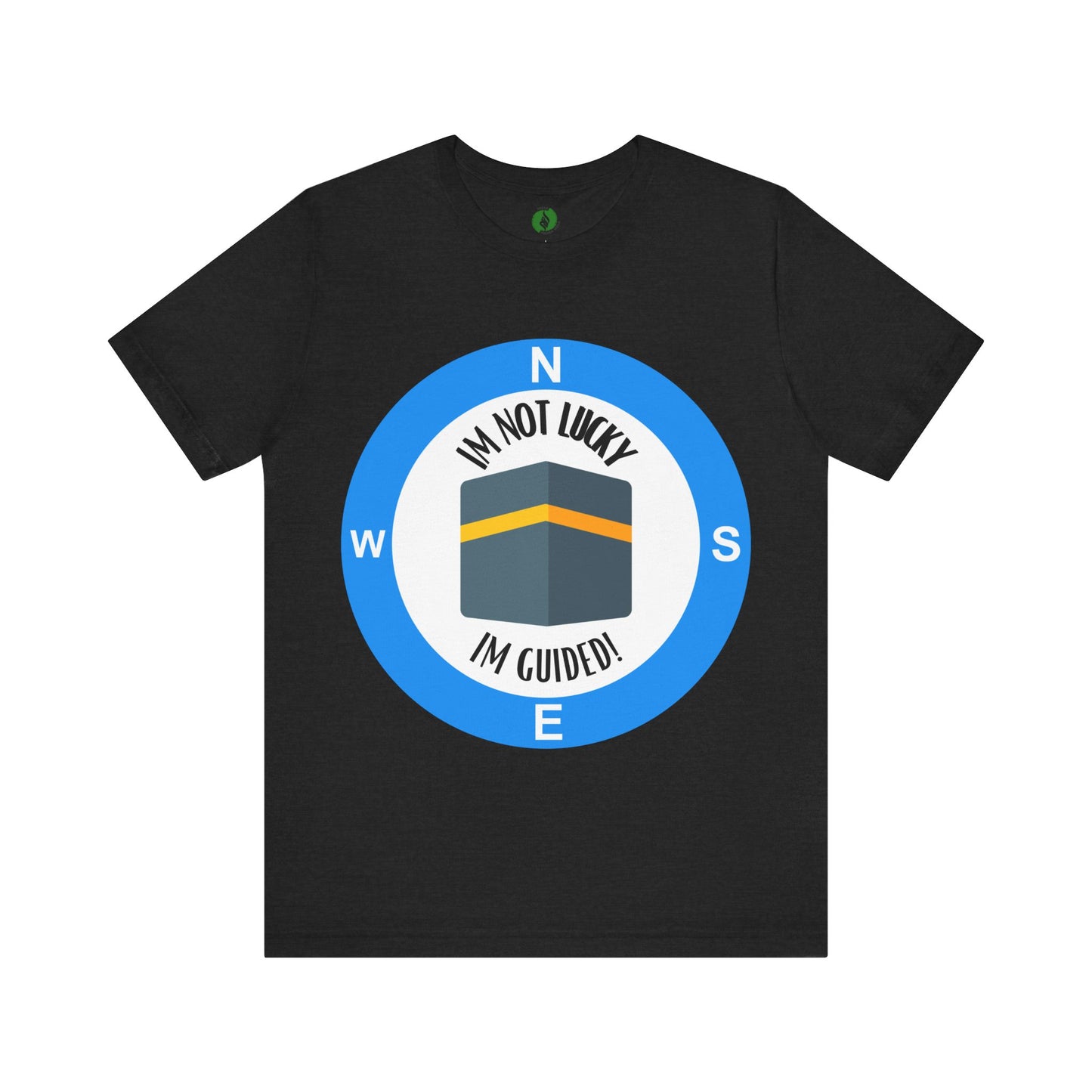 Guided Journey Unisex Jersey Tee - Inspirational Compass Design Halal Fashion T Shirt