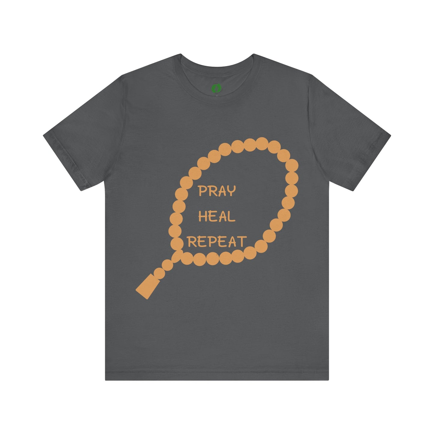Pray Heal Repeat Unisex Jersey Tee - Inspirational Spiritual Shirt Islamic Street Fashion