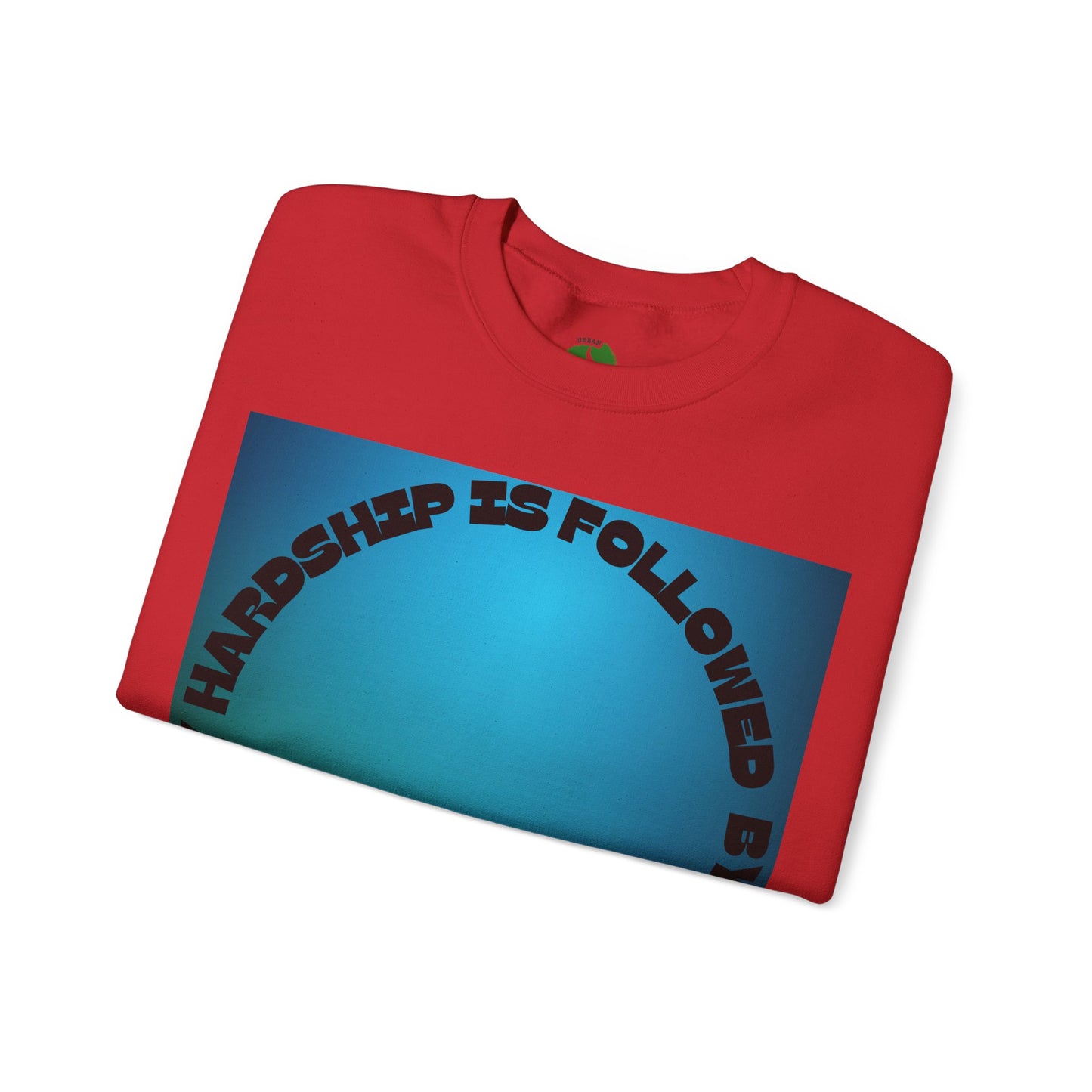 Inspirational Crewneck Sweatshirt - Every Hardship is Followed by Ease Modern Islamic Clothing