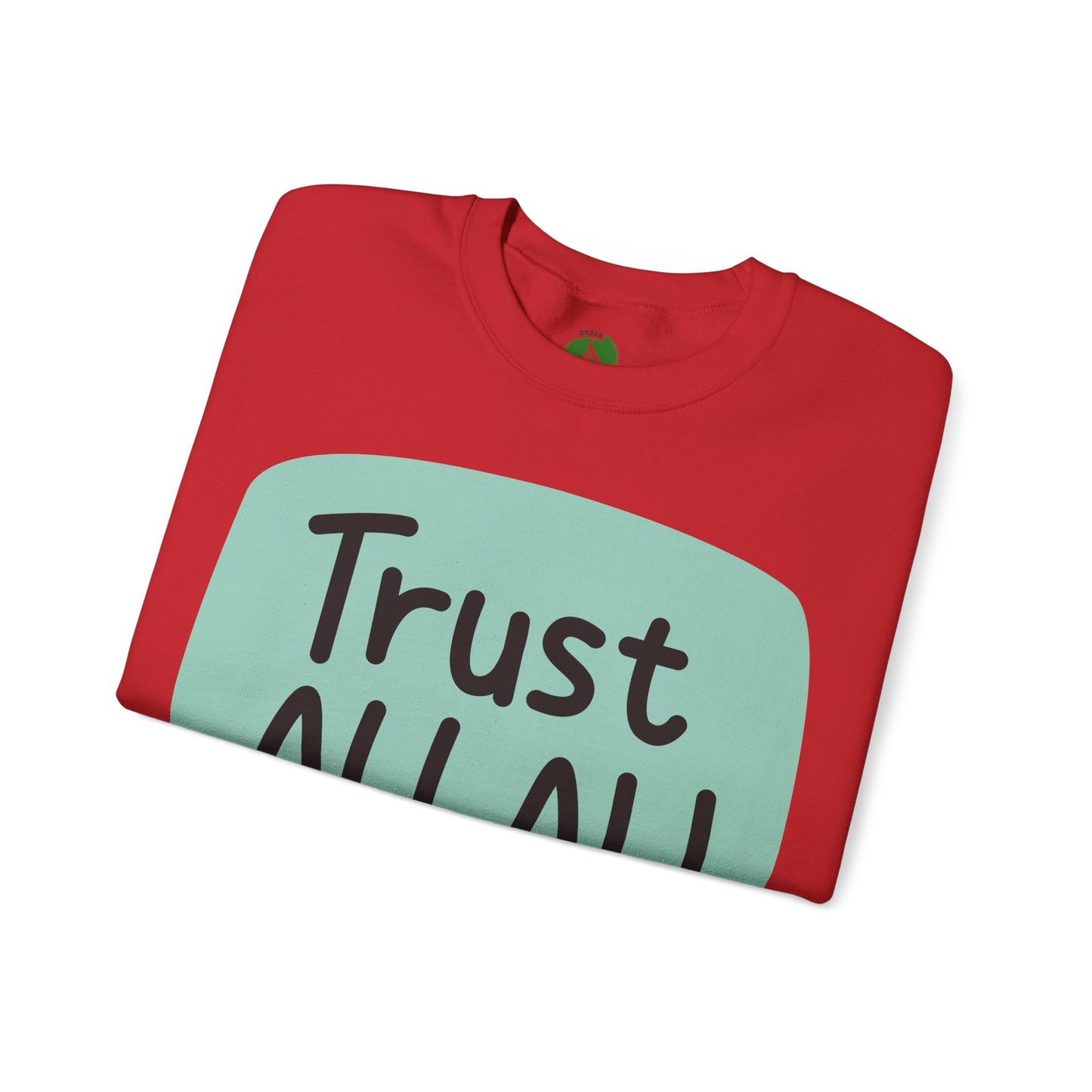 Trust Allah Crewneck Sweatshirt - Unisex Heavy Blend™ Islamic Fashion Sweat Shirt