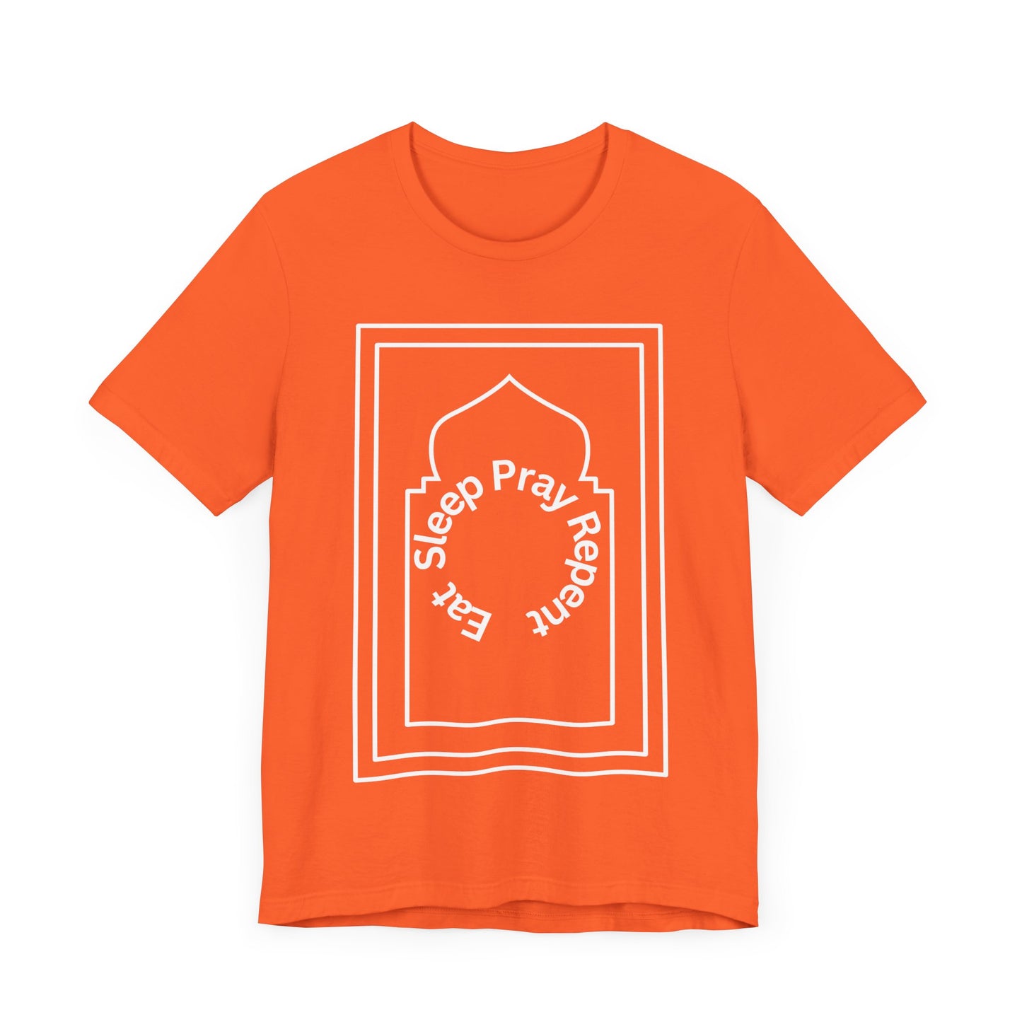 Inspirational Unisex Tee - 'Sleep Pray Repeat' Islamic Clothing