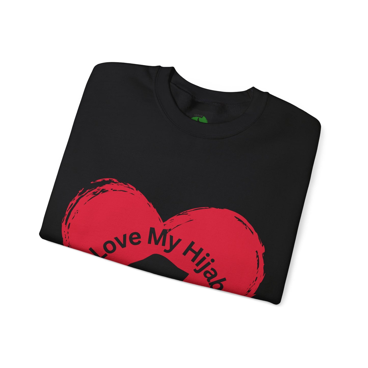 Love My Hijab Heavy Blend Sweatshirt - Unisex Crewneck for Comfort and Style Muslim Women Clothing