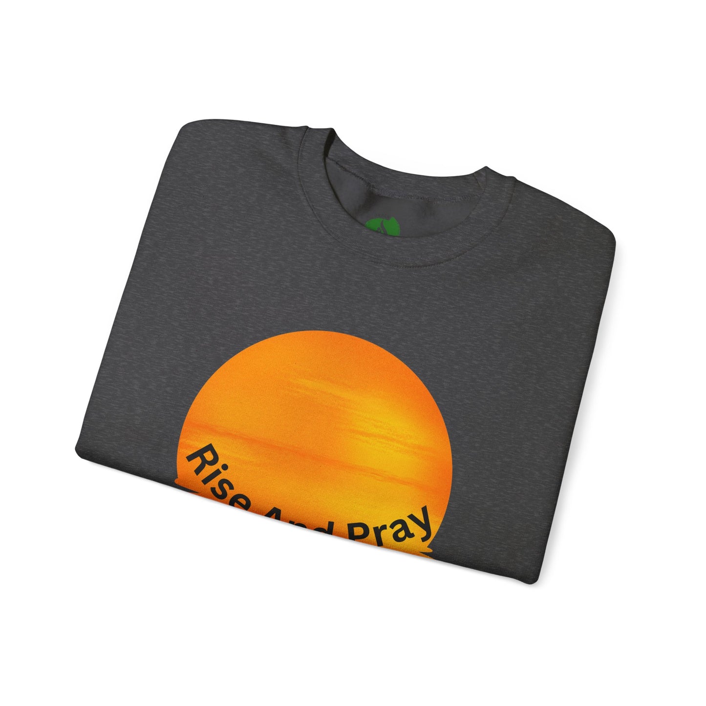 Rise And Pray Unisex Crewneck Sweatshirt - Cozy Spiritual Vibe Muslim Street Wear