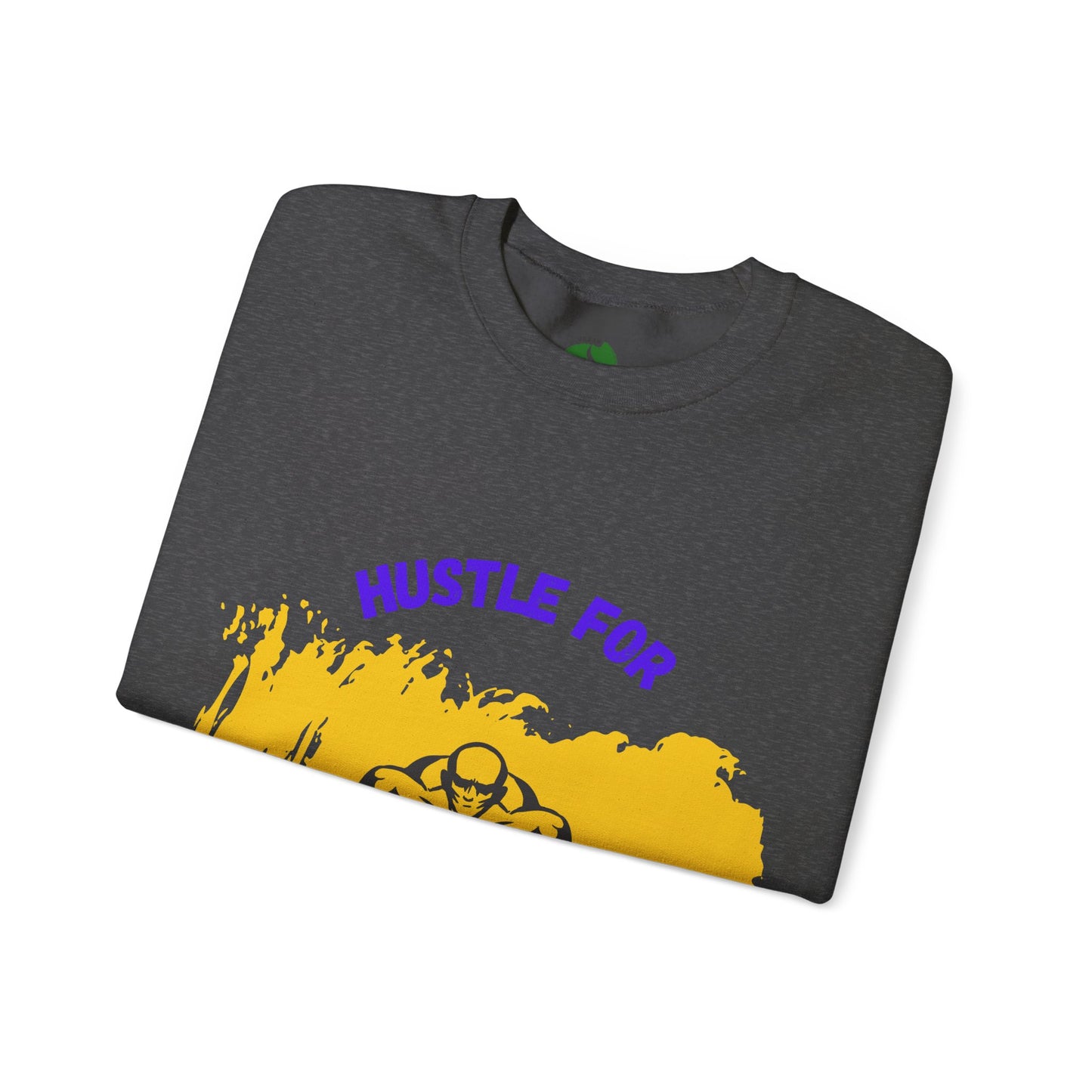 Hustle for That Muscle Crewneck Sweatshirt Gym Clothing Sweat Shirt