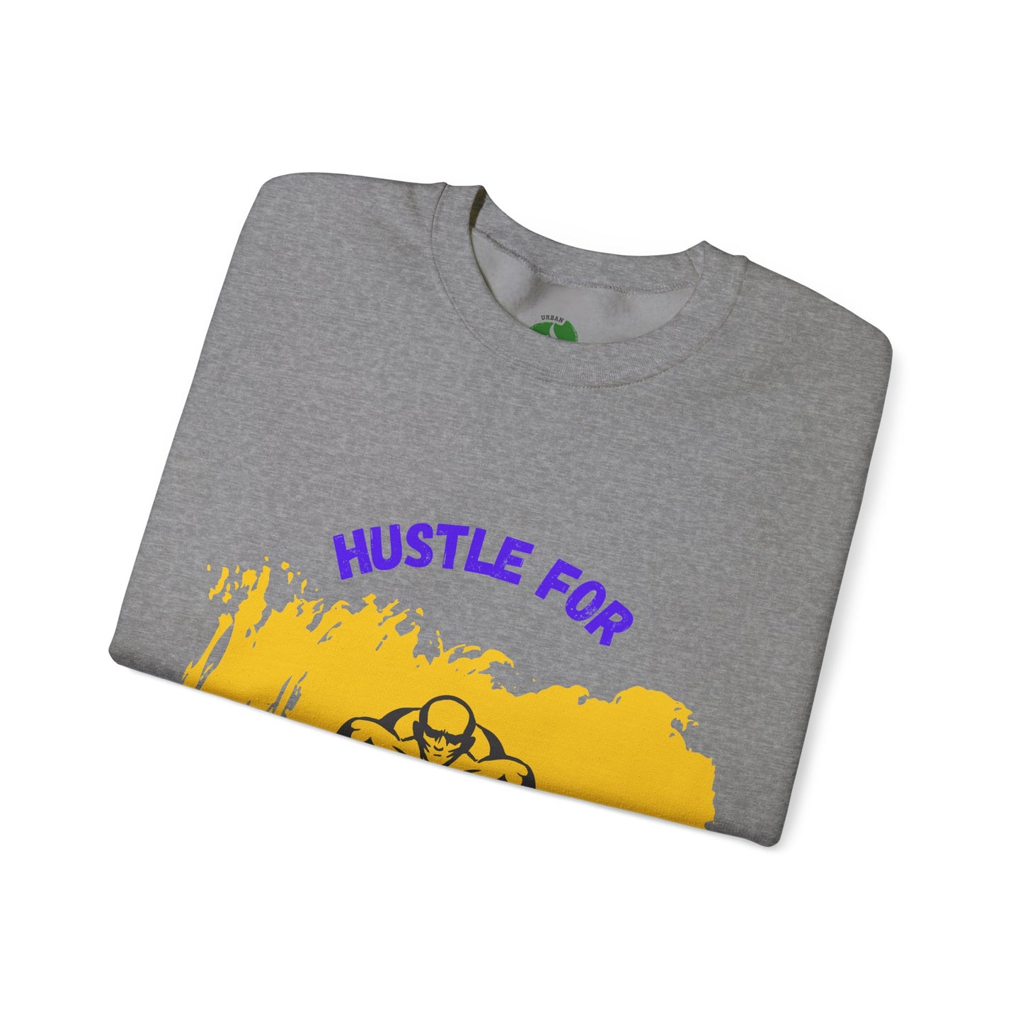 Hustle for That Muscle Crewneck Sweatshirt Gym Clothing Sweat Shirt