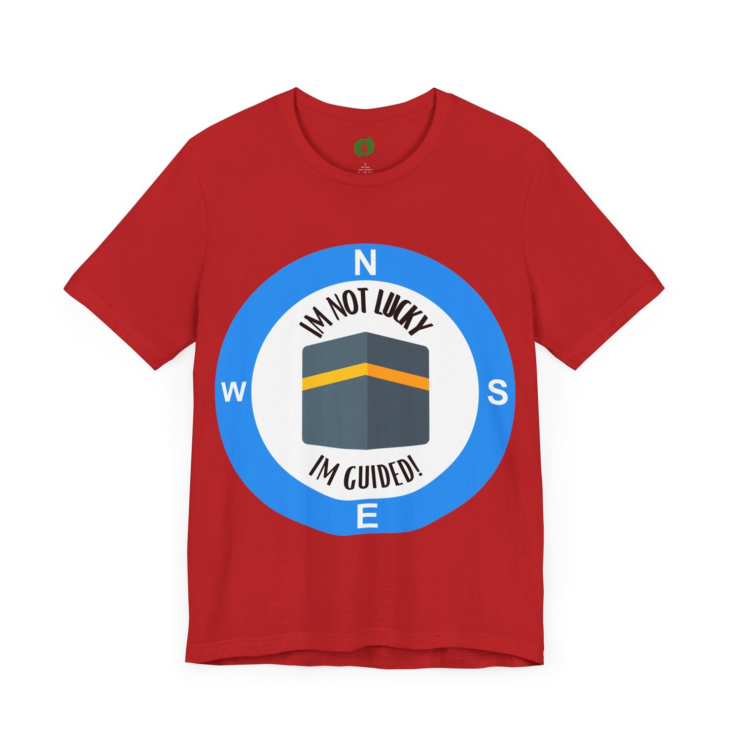 Guided Journey Unisex Jersey Tee - Inspirational Compass Design Halal Fashion T Shirt